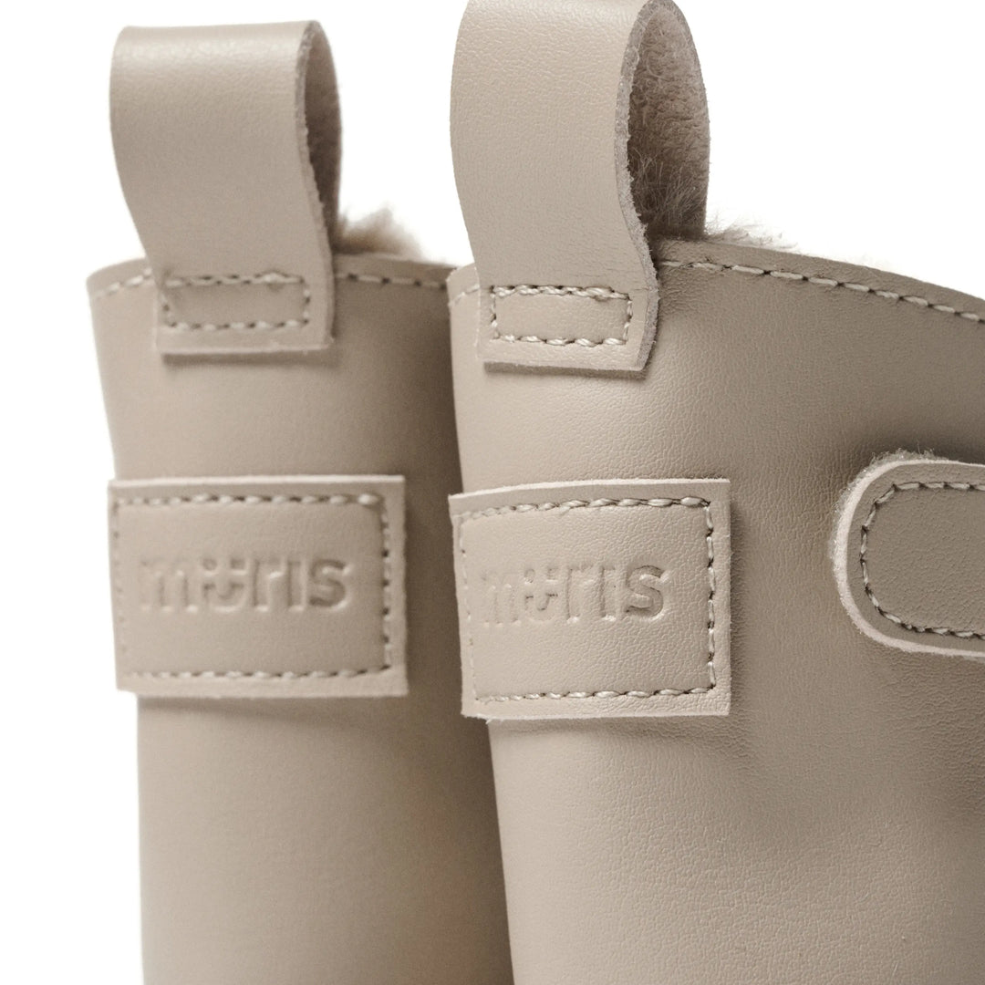 MURIS Bottes Barefoot Fourrées Siberia Mini Warm Taupe ma petite pointure 