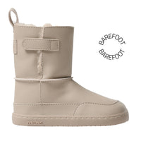MURIS Bottes Barefoot Fourrées Siberia Mini Warm Taupe ma petite pointure 