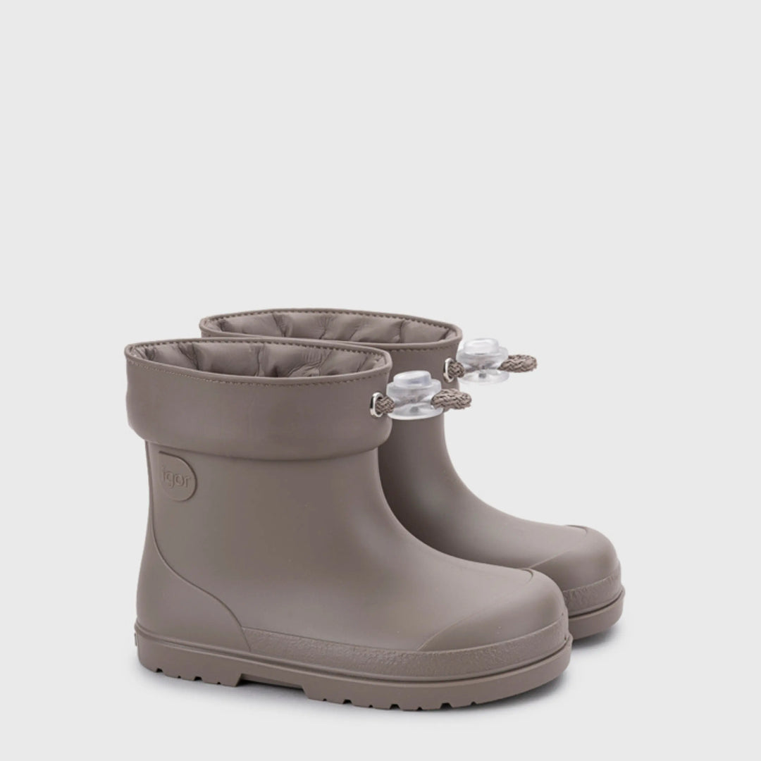IGOR Bottes de Pluie Barefoot Mendi Taupe ma petite pointure 