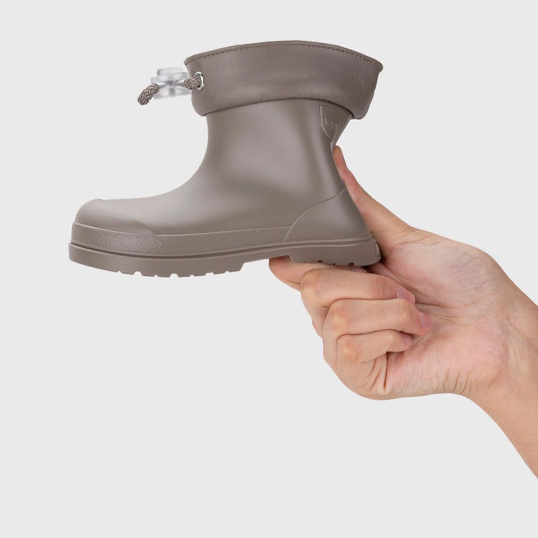 IGOR Bottes de Pluie Barefoot Mendi Taupe ma petite pointure 