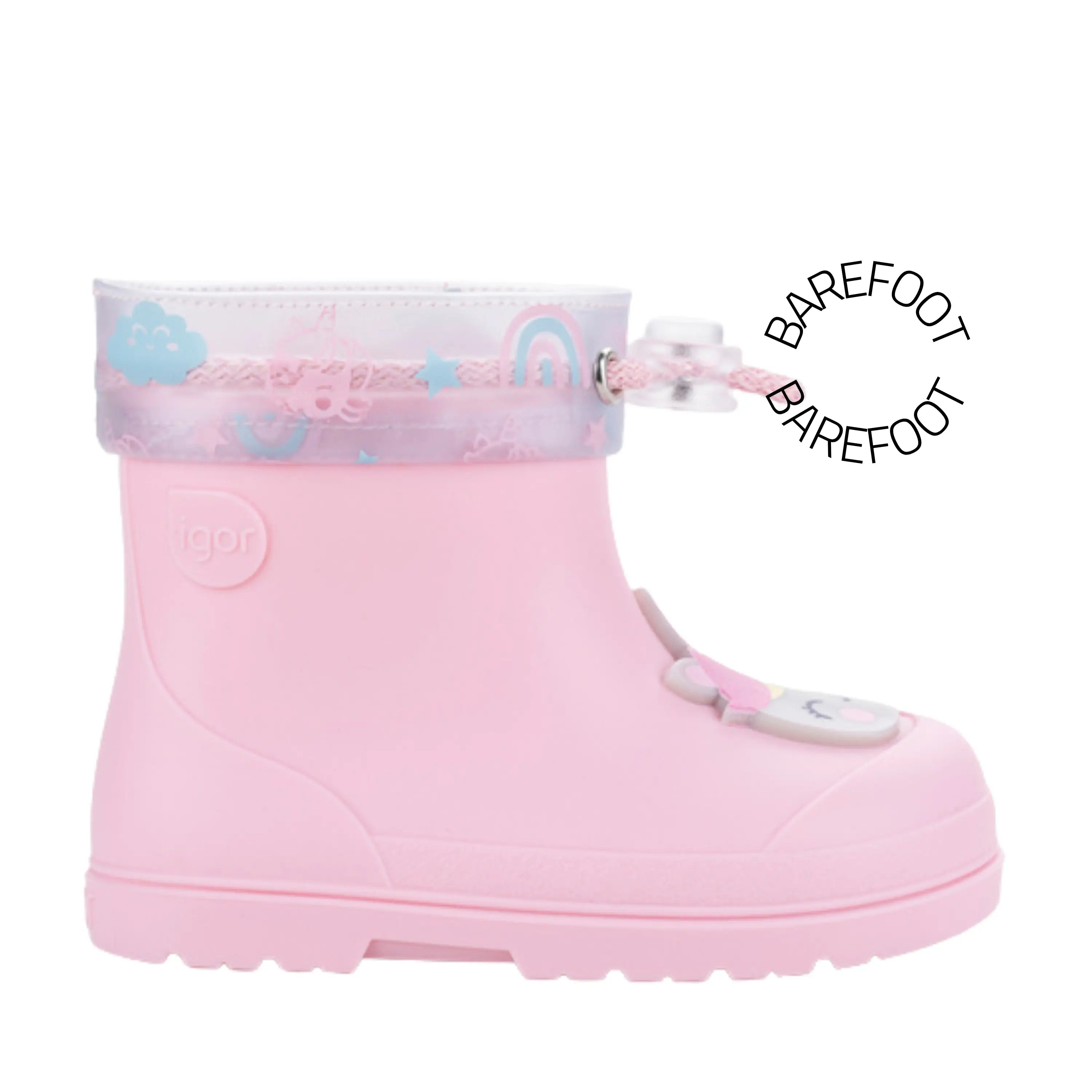 IGOR Bottes de Pluie Barefoot Mendi Unicornio Rosa ma petite pointure 