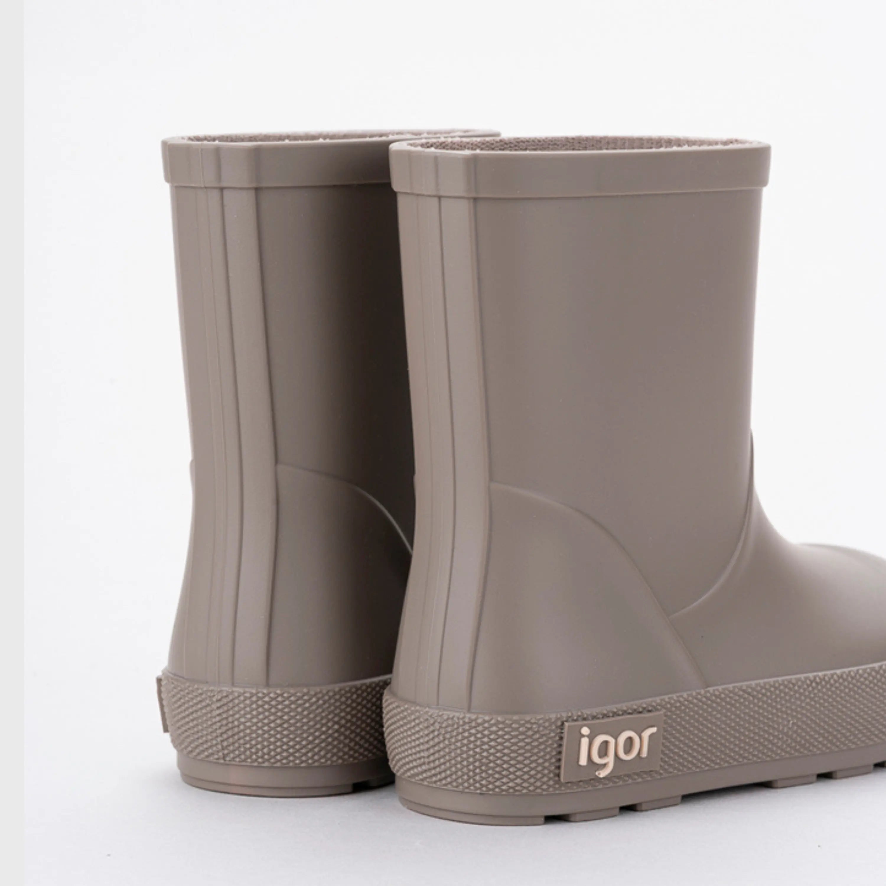 IGOR Bottes de Pluie Barefoot Yogi Taupe ma petite pointure 
