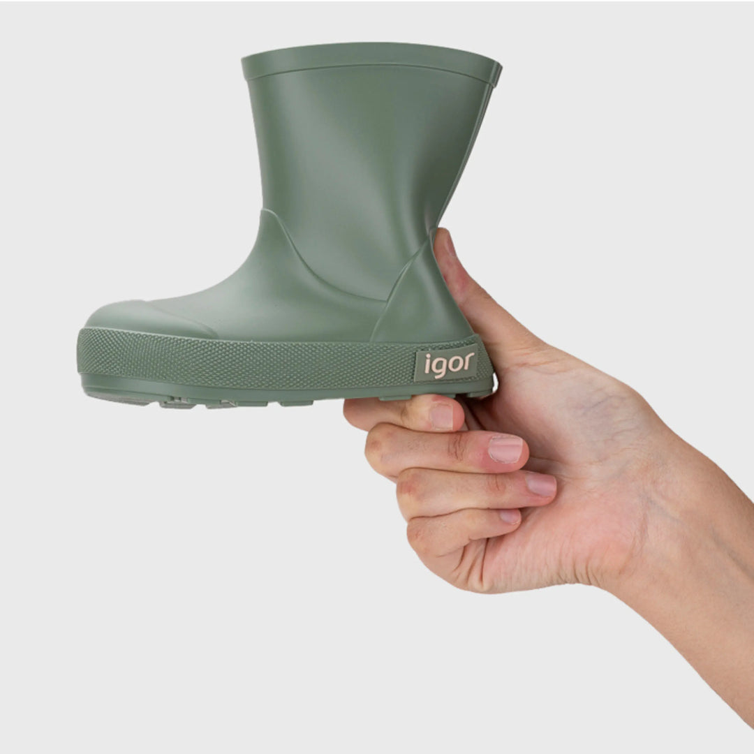 IGOR Bottes de Pluie Barefoot Yogi Verde ma petite pointure 