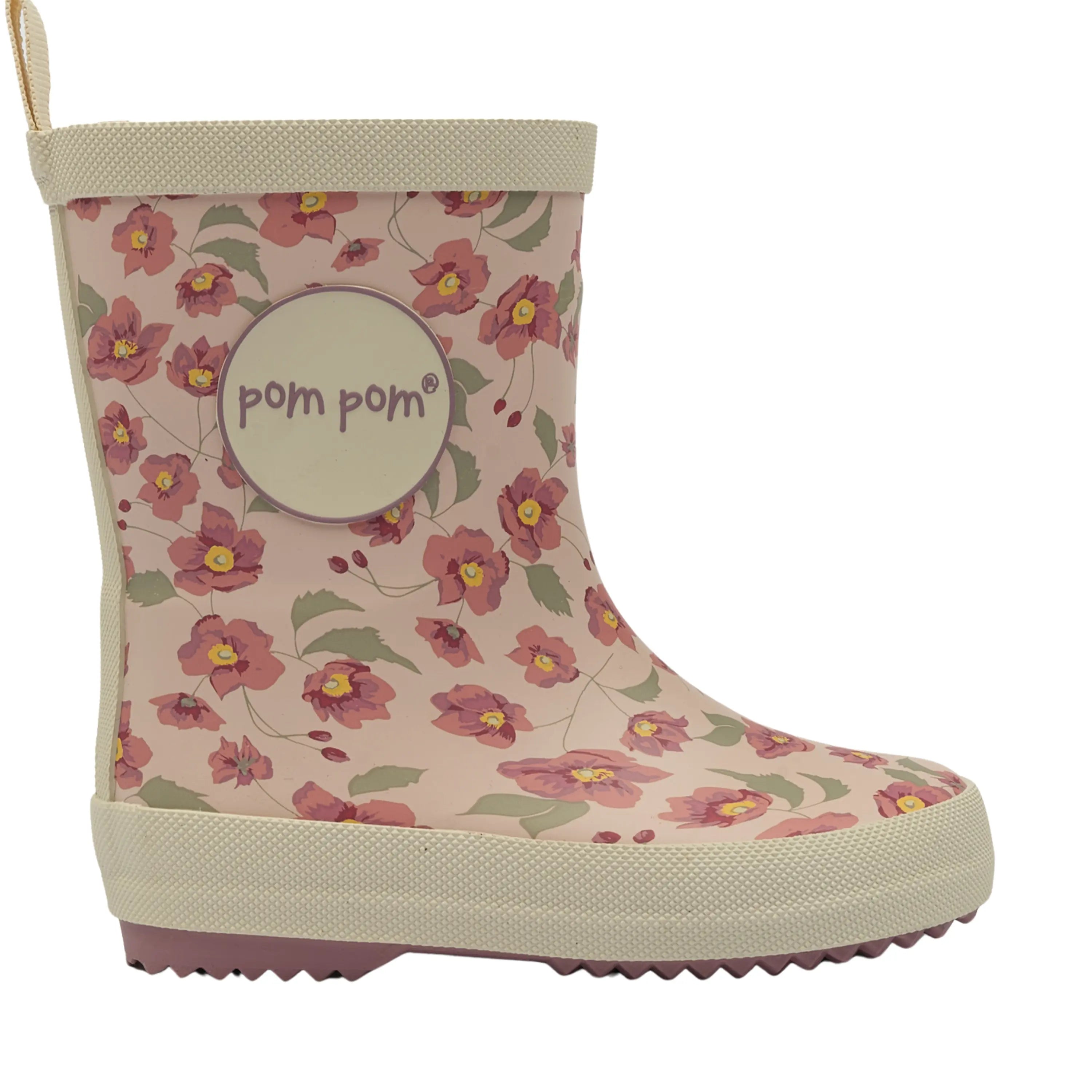 POM POM Bottes de Pluie Gum Boots Autumn Anemone ma petite pointure 
