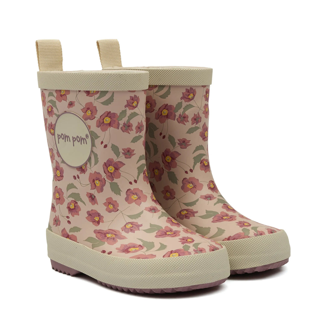 POM POM Bottes de Pluie Gum Boots Autumn Anemone ma petite pointure 