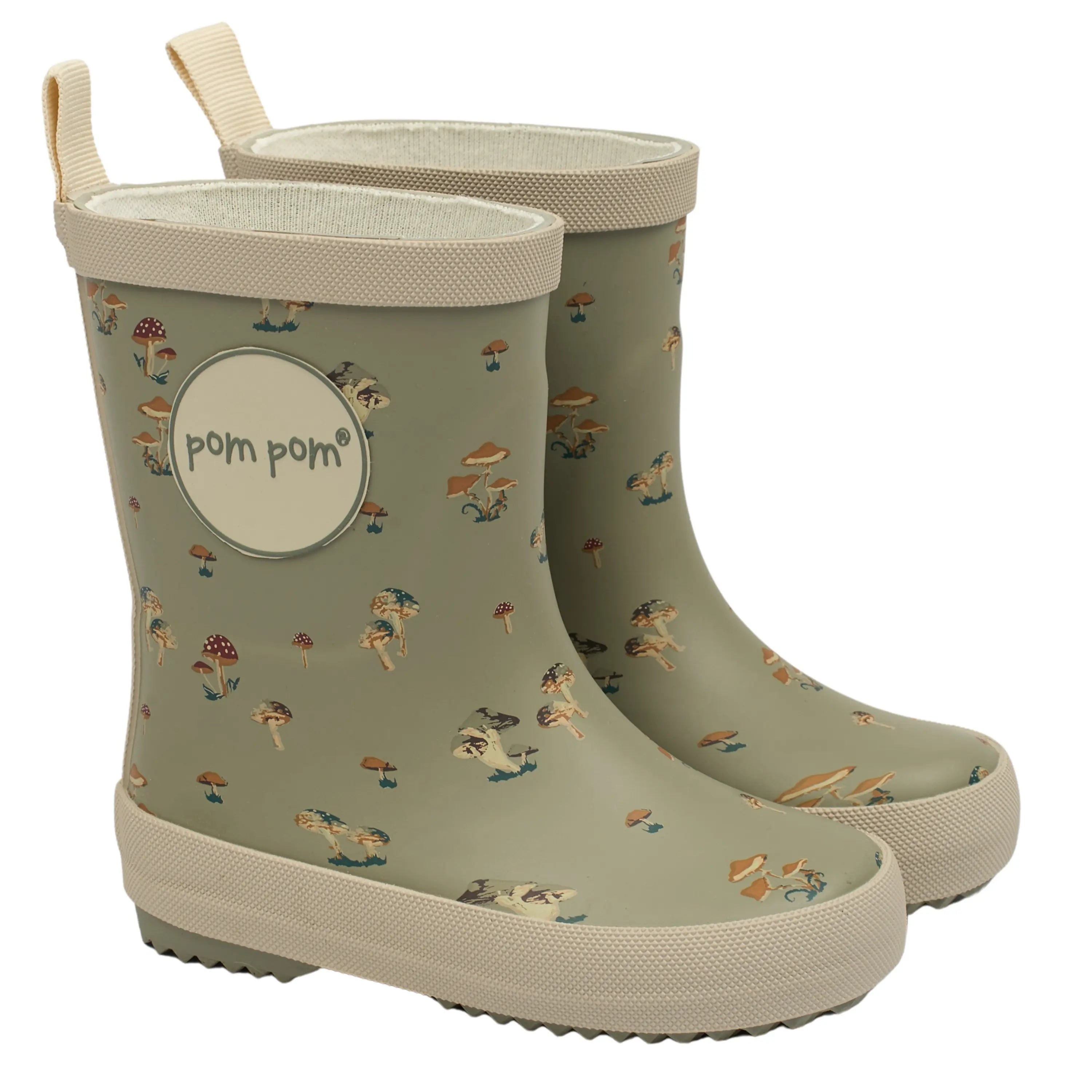 POM POM Bottes de Pluie Gum Boots Fungi (Light) ma petite pointure 