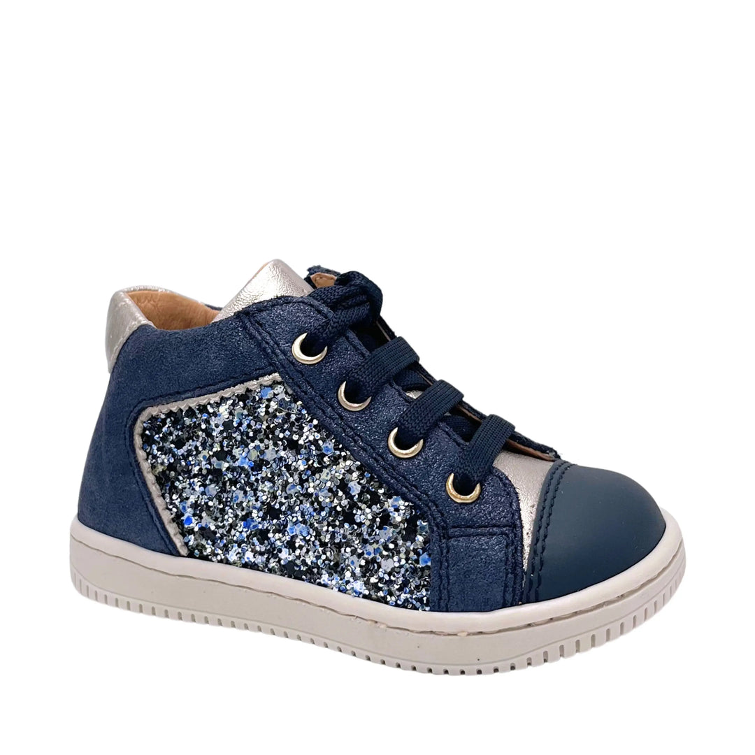 BABYBOTTE Bottillons Frida Zip Glitter bleu ma petite pointure 