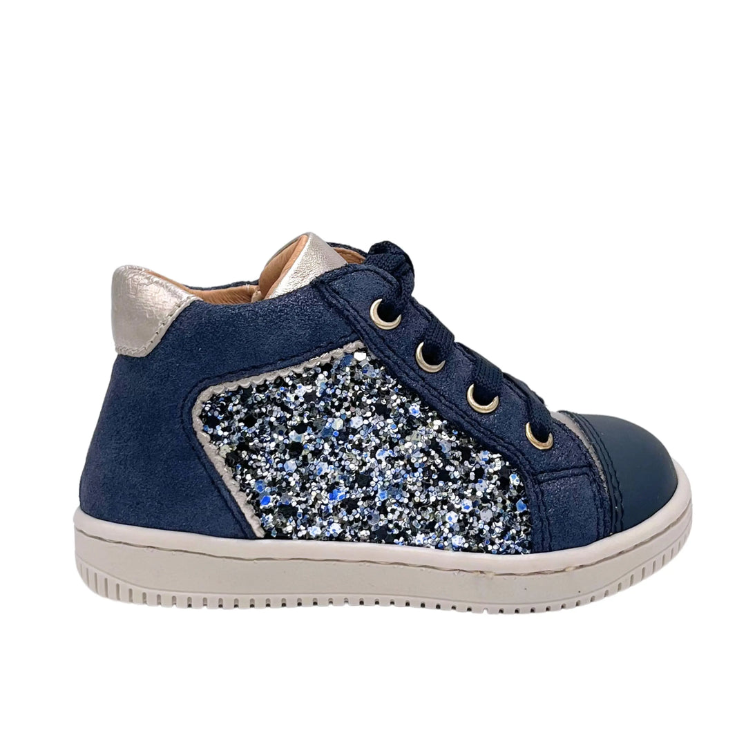 BABYBOTTE Bottillons Frida Zip Glitter bleu ma petite pointure 