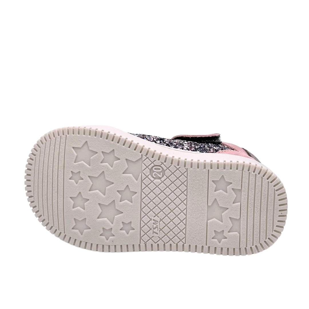 BABYBOTTE Bottillons Frida Zip Glitter vieux rose ma petite pointure 