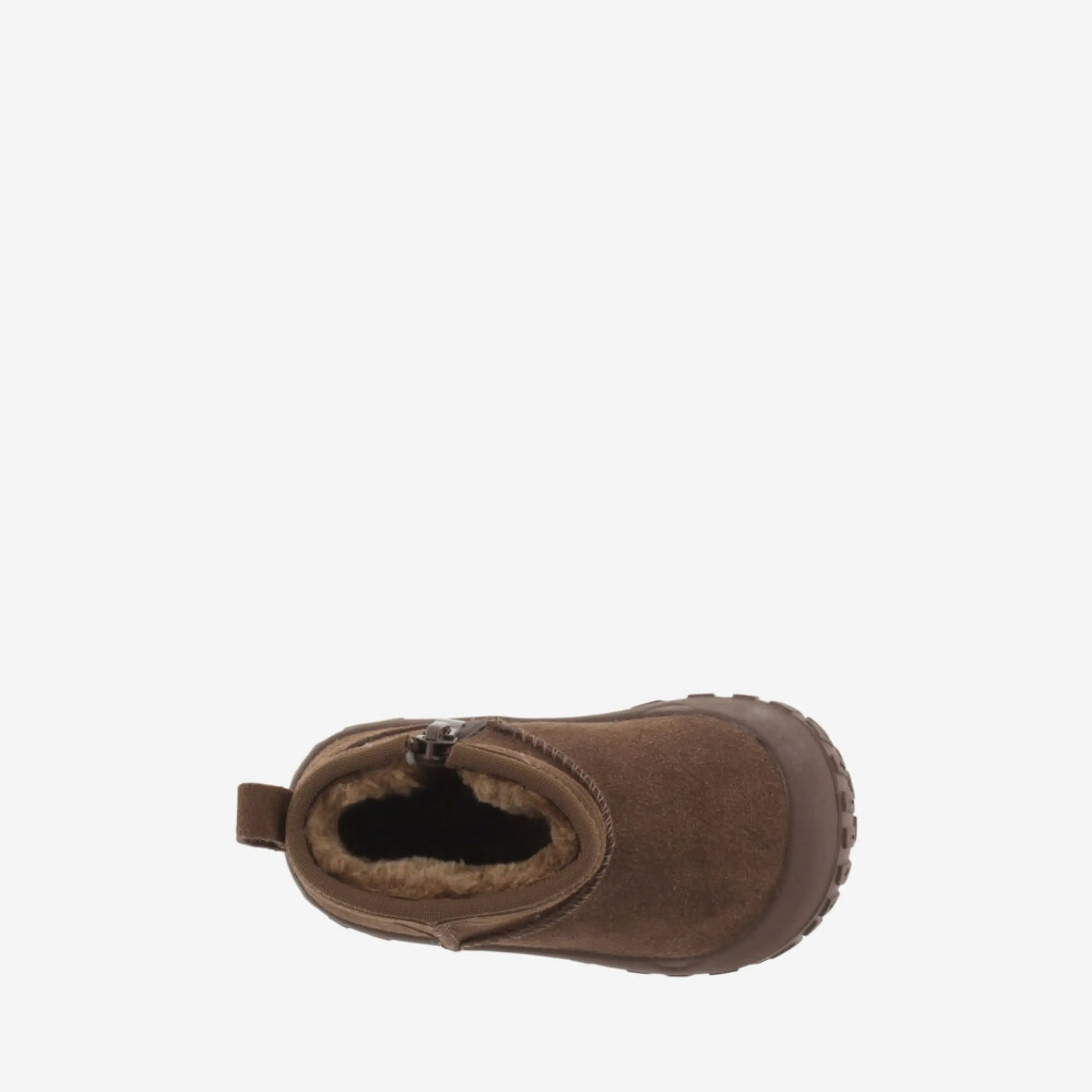 VICTORIA Bottillons Barefoot Fourrés Halo Daim et Effet Mouton Marron ma petite pointure 