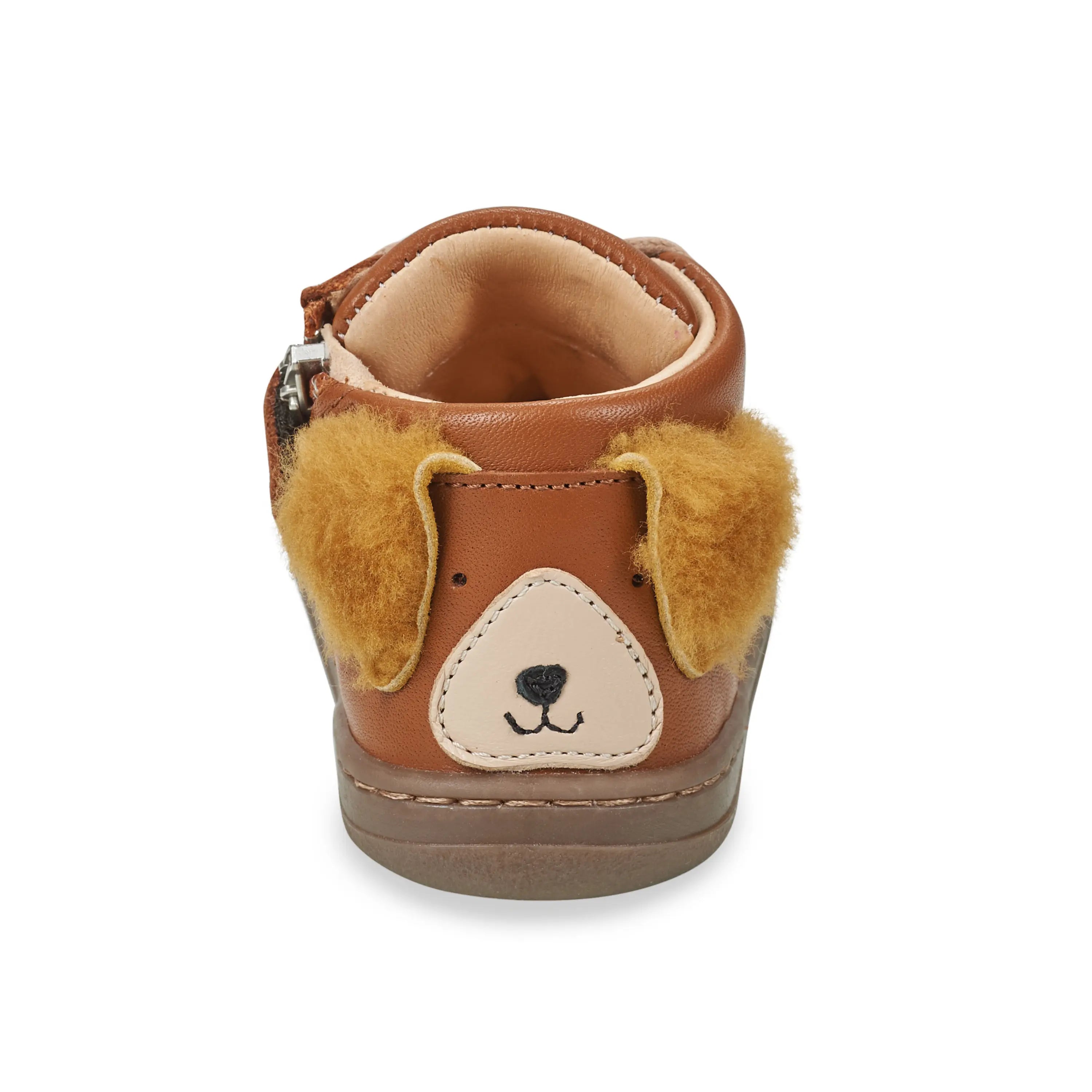 EASY PEASY Bottillons Barefoot My Duckie's Mid Lacets Camel ma petite pointure 