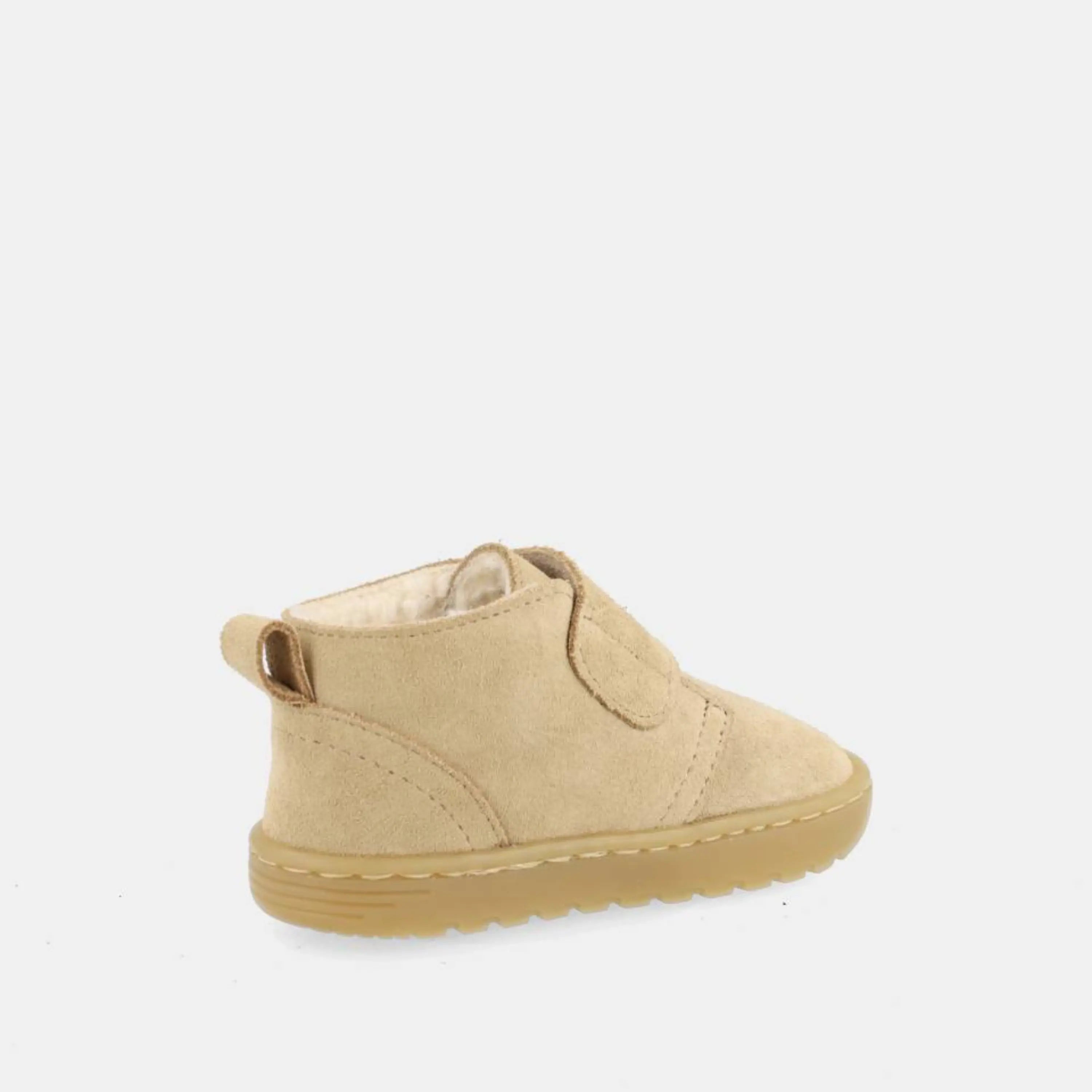 BLANDITOS Bottillons Fourrés Barefoot Ottawa Beige ma petite pointure 