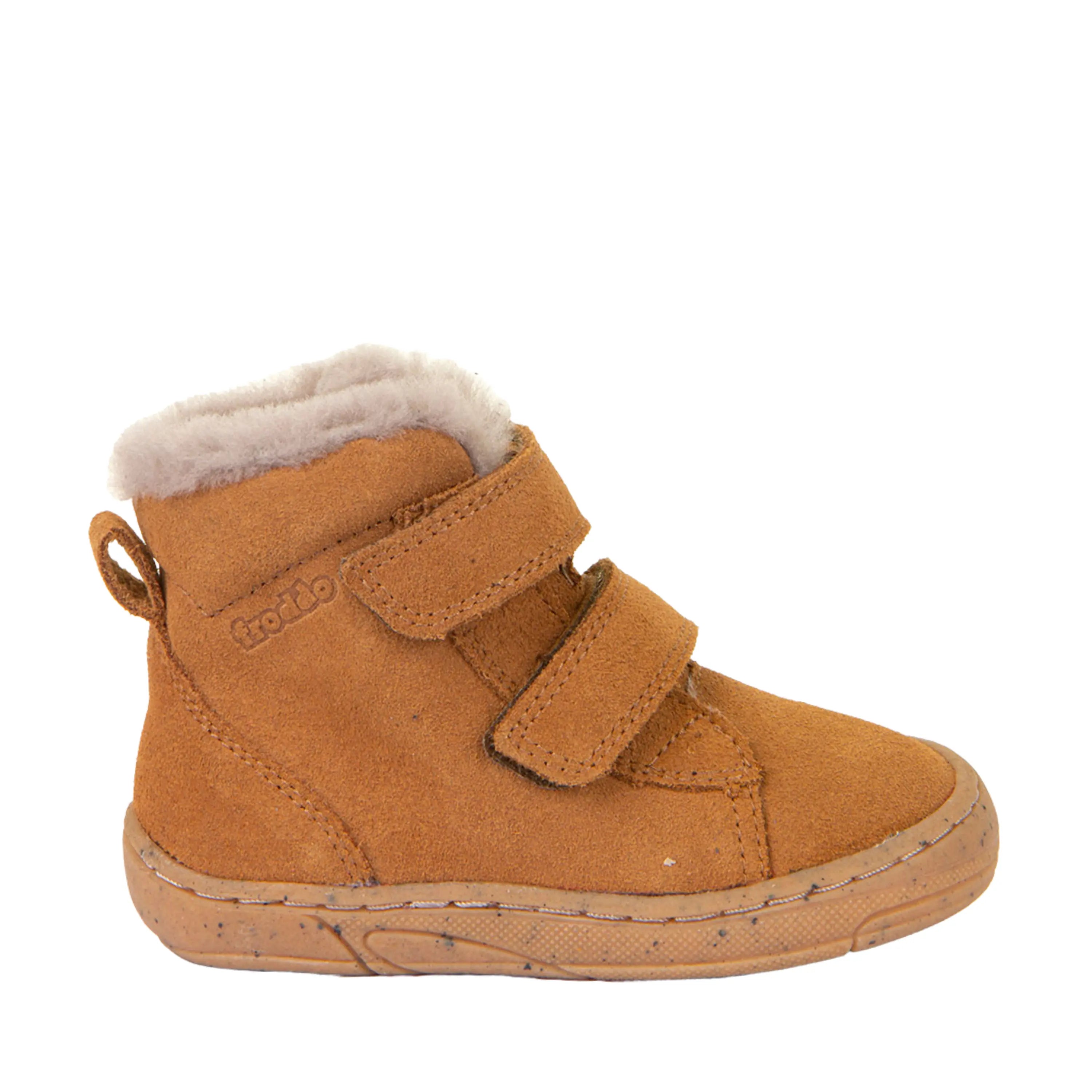 FRODDO Bottillons Fourrés Minni Suede Cognac ma petite pointure 