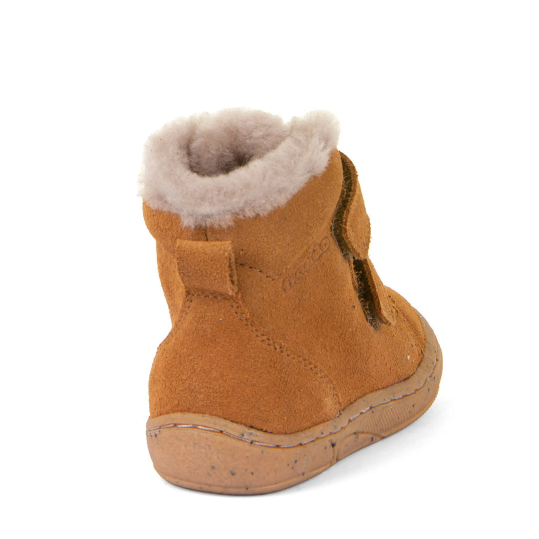 FRODDO Bottillons Fourrés Minni Suede Cognac ma petite pointure 