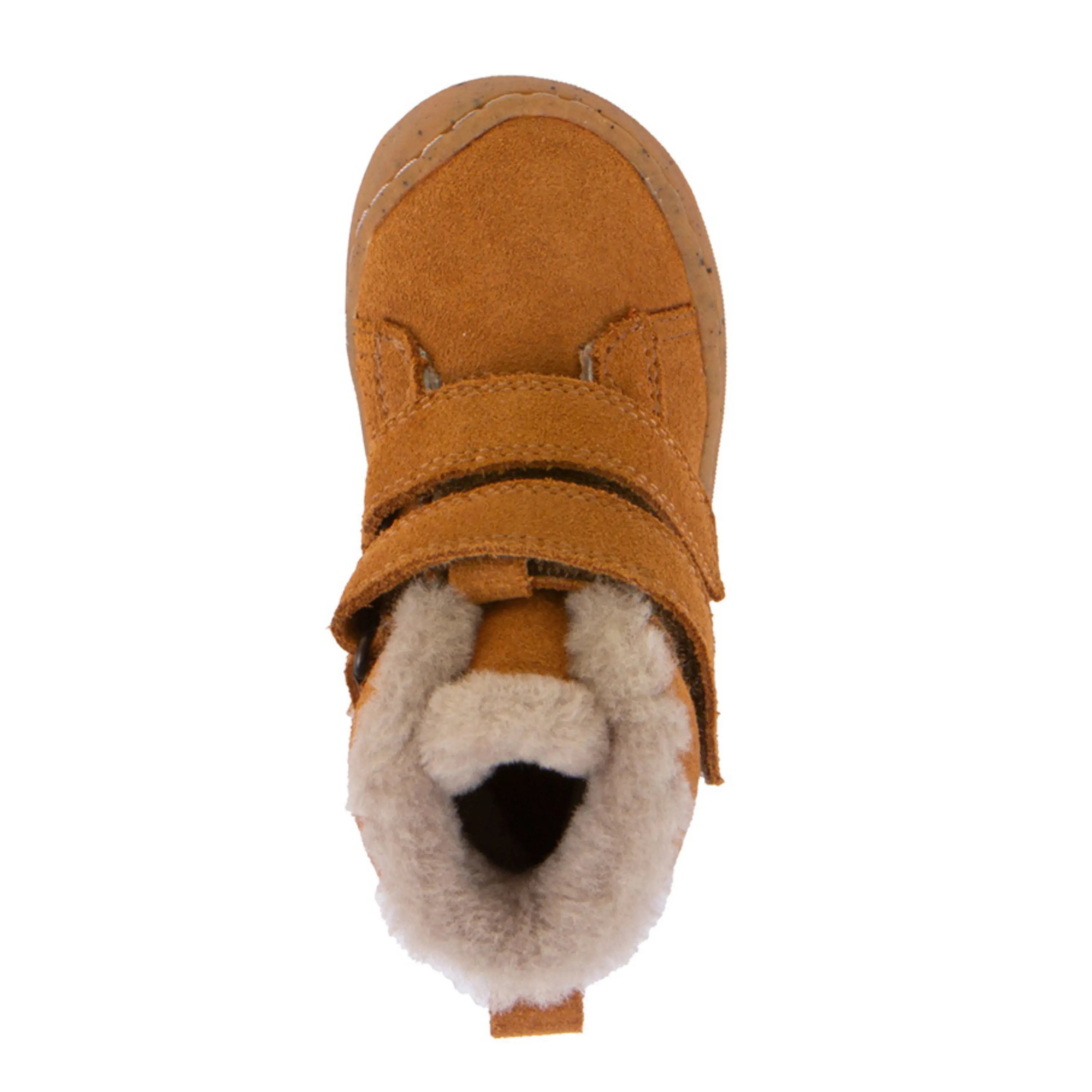FRODDO Bottillons Fourrés Minni Suede Cognac ma petite pointure 