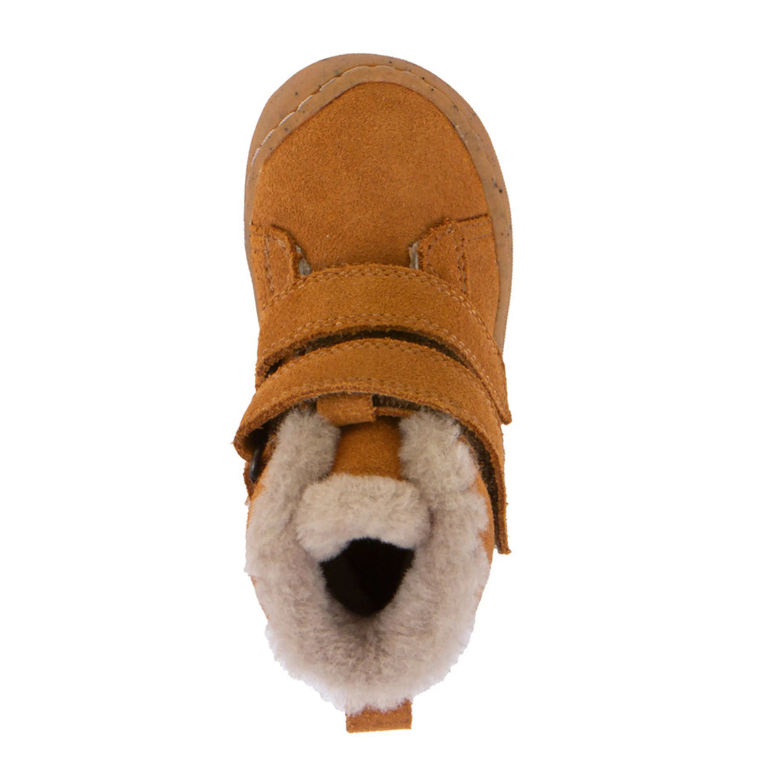 FRODDO Bottillons Fourrés Minni Suede Cognac ma petite pointure 
