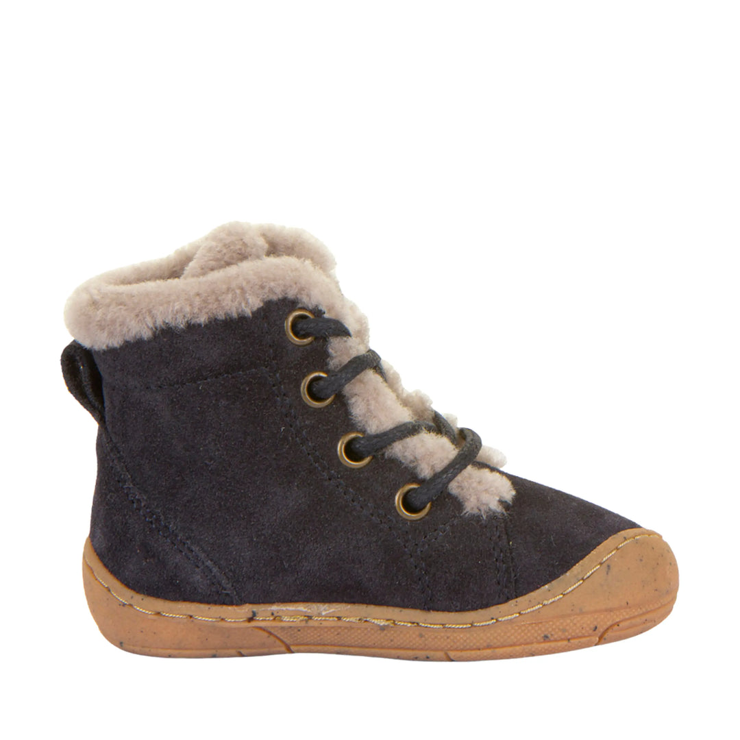 FRODDO Bottillons Fourrés Minni Suede Laces Dark Blue ma petite pointure 