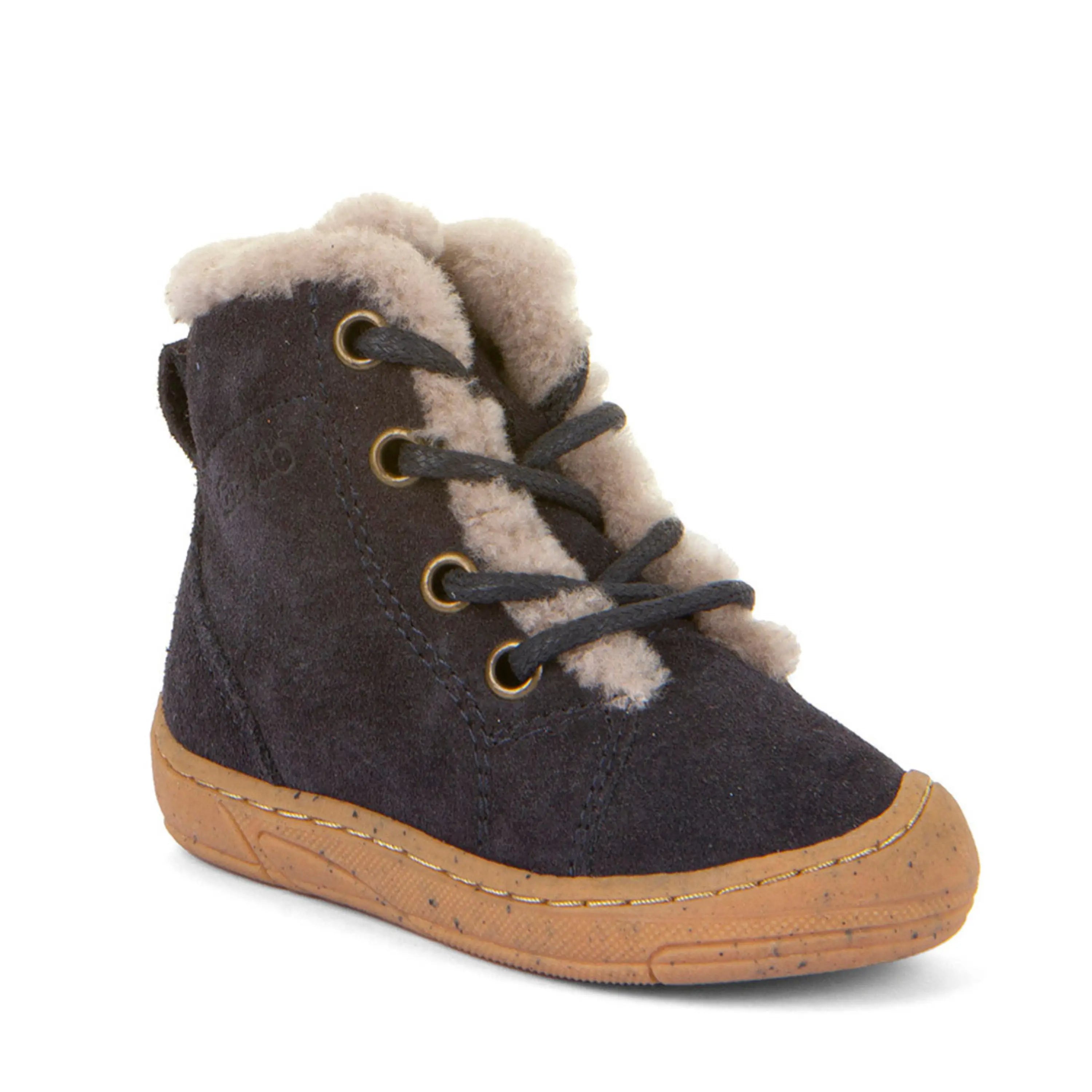 FRODDO Bottillons Fourrés Minni Suede Laces Dark Blue ma petite pointure 