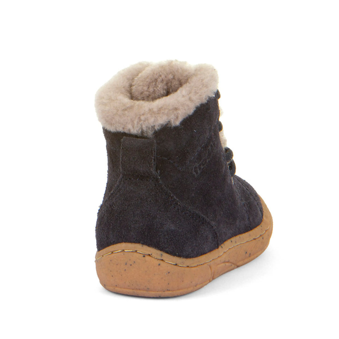 FRODDO Bottillons Fourrés Minni Suede Laces Dark Blue ma petite pointure 
