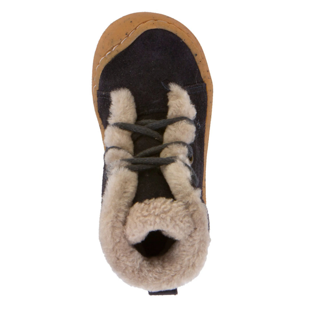 FRODDO Bottillons Fourrés Minni Suede Laces Dark Blue ma petite pointure 