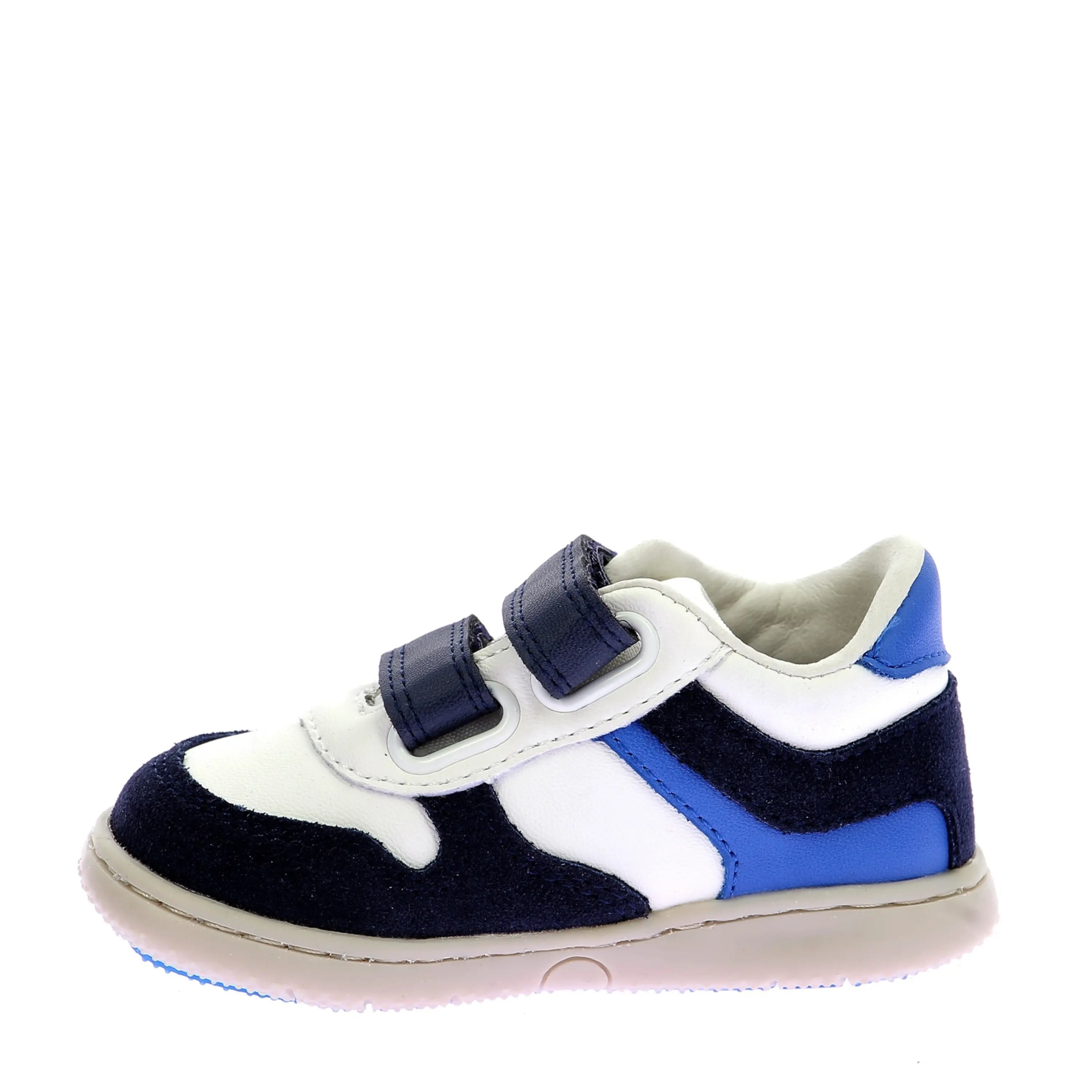 KICKERS Bottillons Kickmotion Marine Blanc Bleu ma petite pointure 