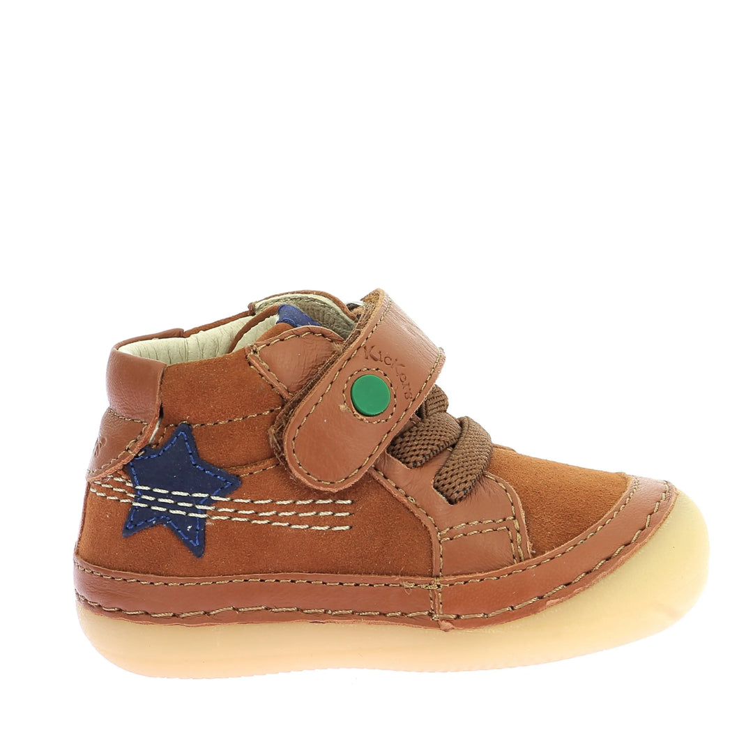 KICKERS Bottillons Sokistic Camel Etoile ma petite pointure 