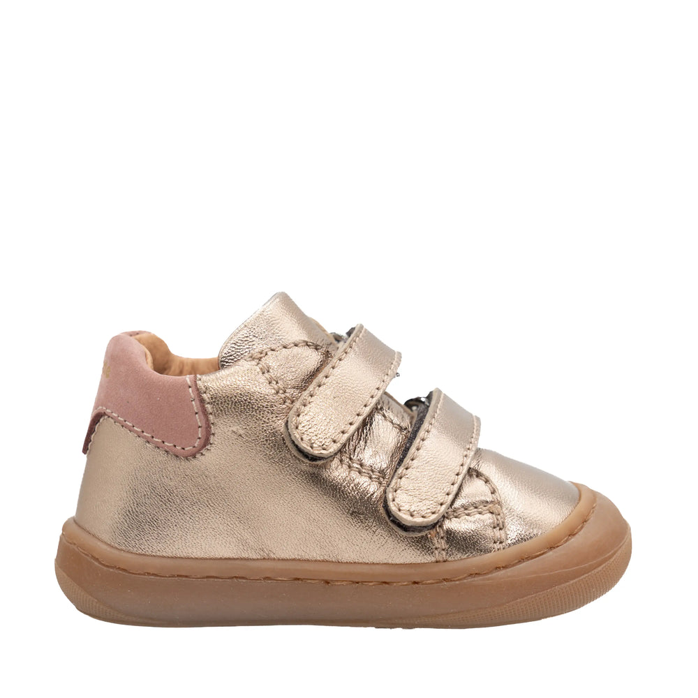BABYBOTTE Bottillons Argo Velcro Laminé Platine ma petite pointure 