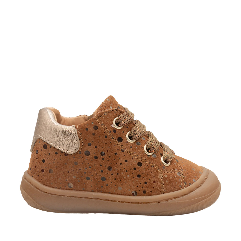 Bottillons Argo Zip Cuir Cognac babybotte