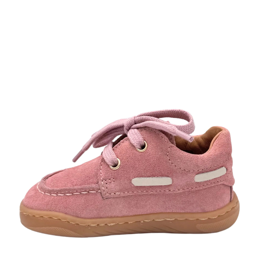 BABYBOTTE Bottillons Barefoot Albatros Velour Rose Pale ma petite pointure 