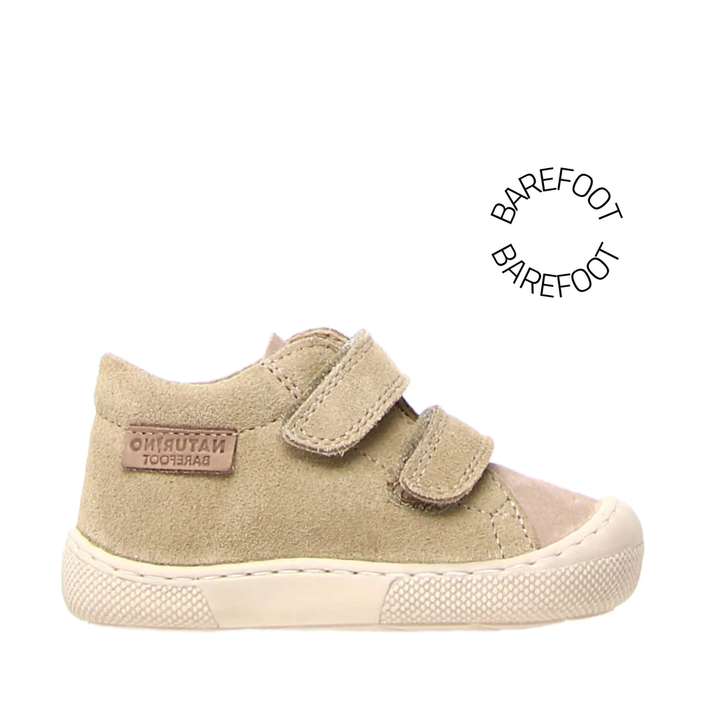 NATURINO Bottillons Barefoot Amur VL Suede Beige Stone ma petite pointure 