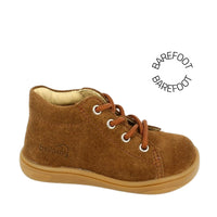 BELLAMY Bottillons Barefoot Barflex Velours Marron ma petite pointure 