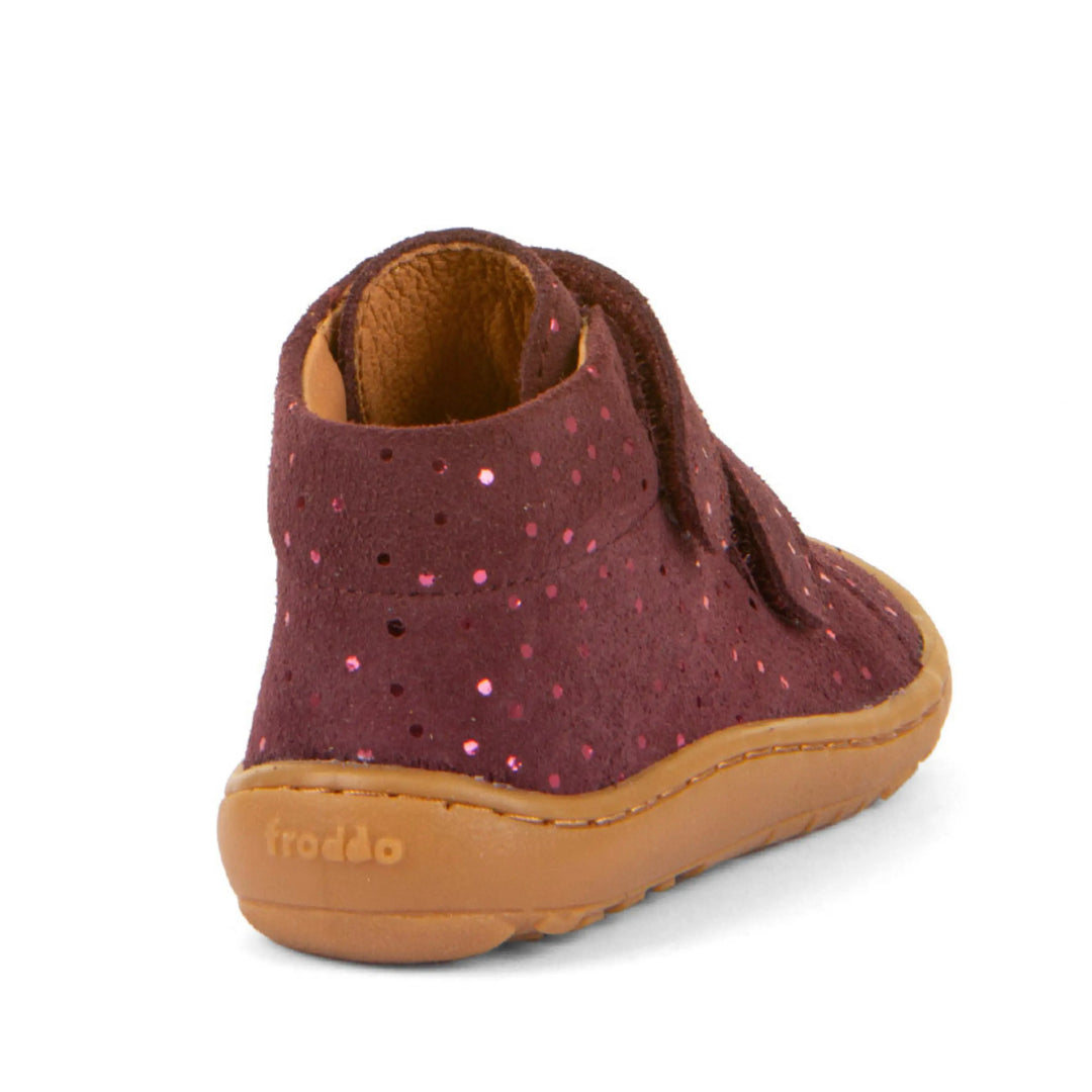 FRODDO Bottillons Barefoot First Step Bordeaux ma petite pointure 