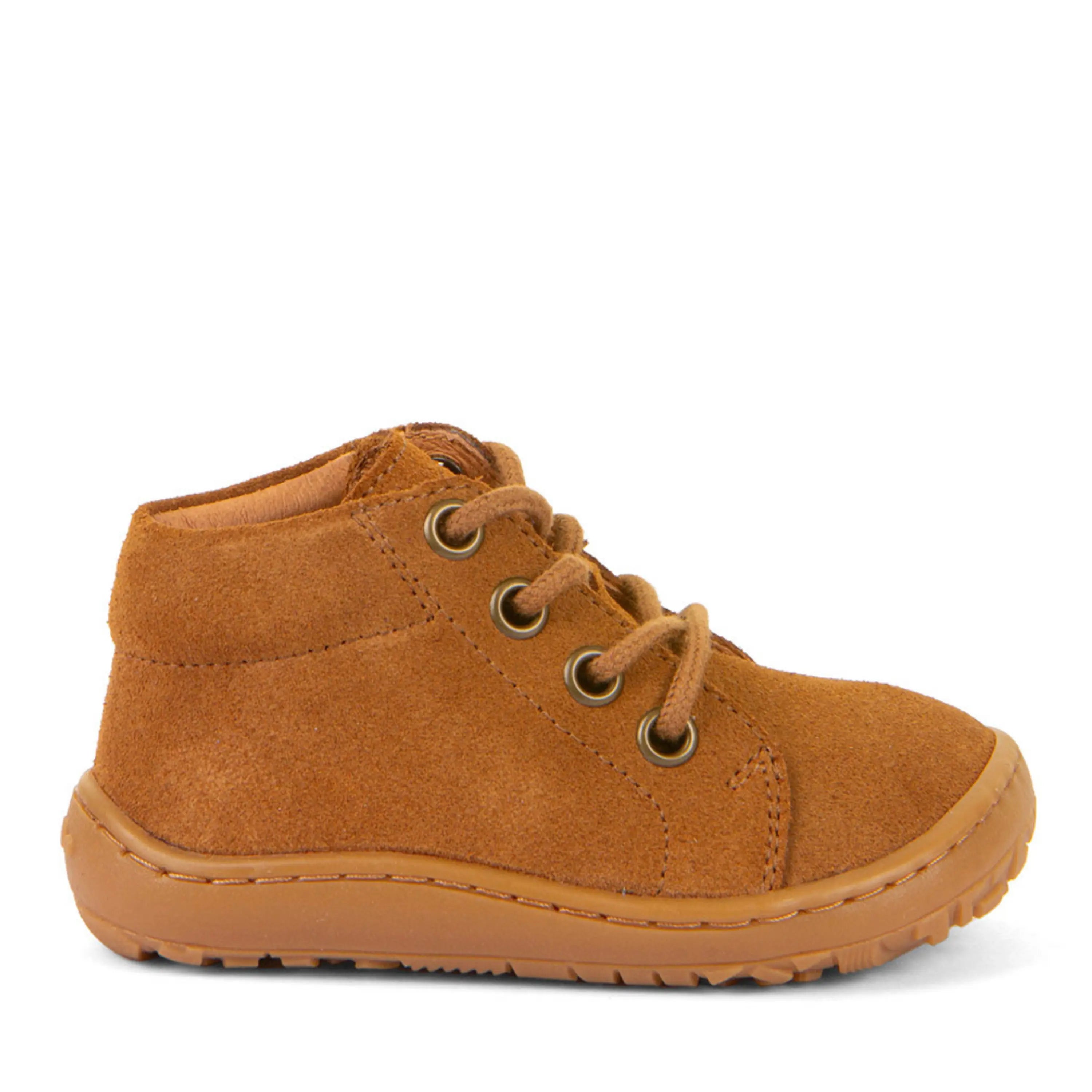 FRODDO Bottillons Barefoot First Step Laces Cognac ma petite pointure 