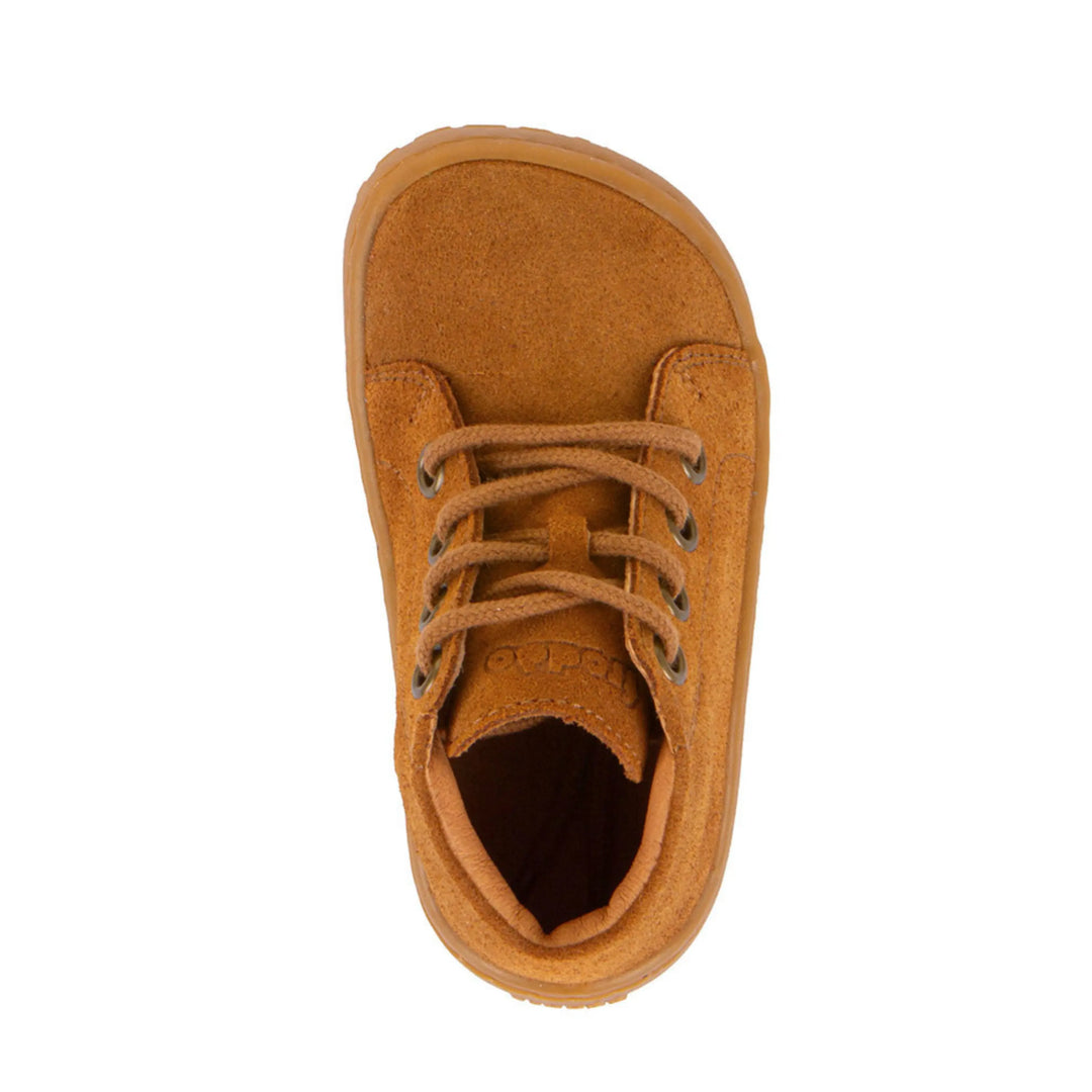FRODDO Bottillons Barefoot First Step Laces Cognac ma petite pointure 