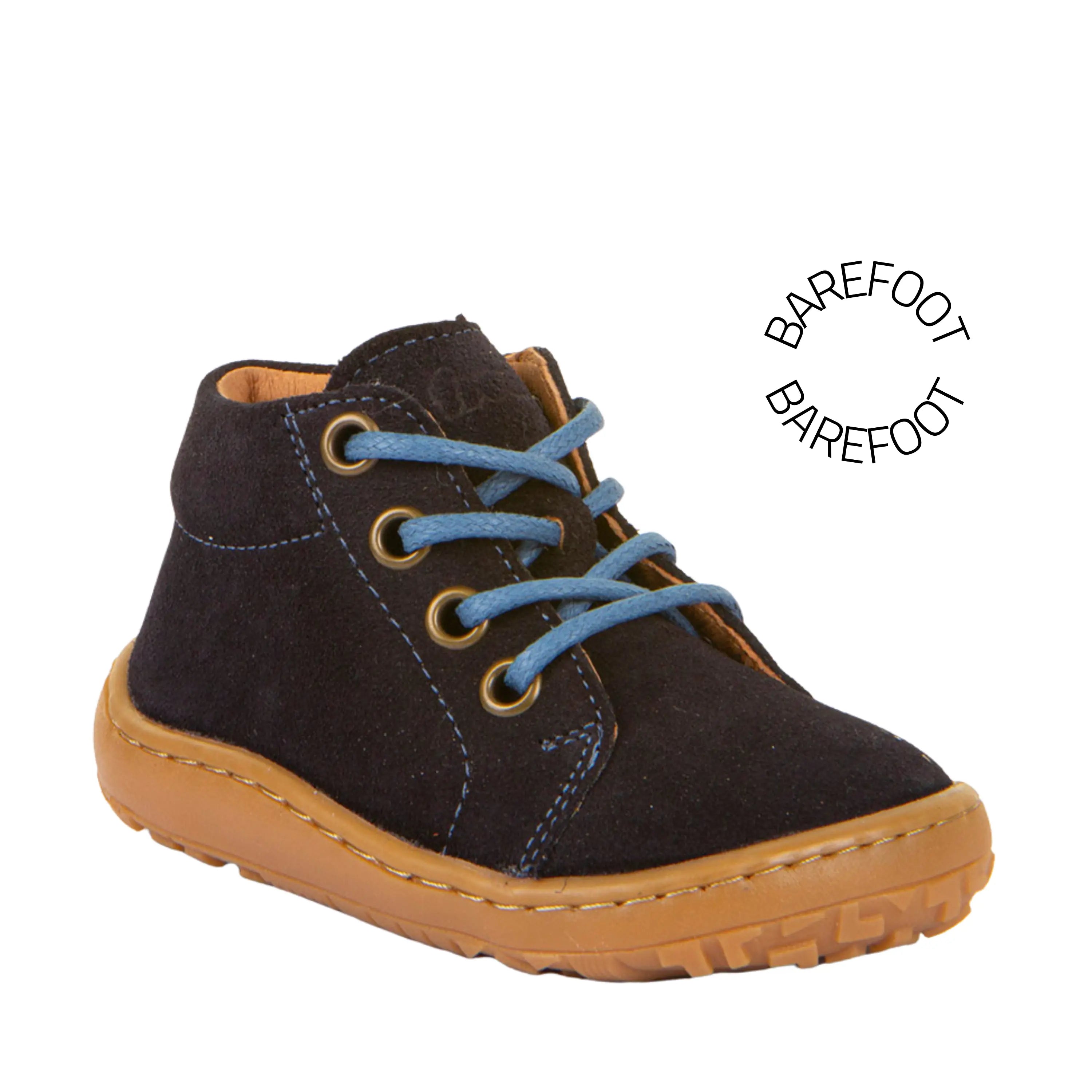 FRODDO Bottillons Barefoot First Step Laces Dark Blue ma petite pointure 