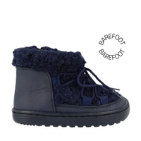 bottillons fourrés barefoot nieve marine blanditos