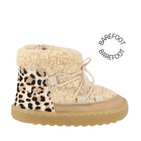 bottillons fourrés barefoot nieve miel blanditos