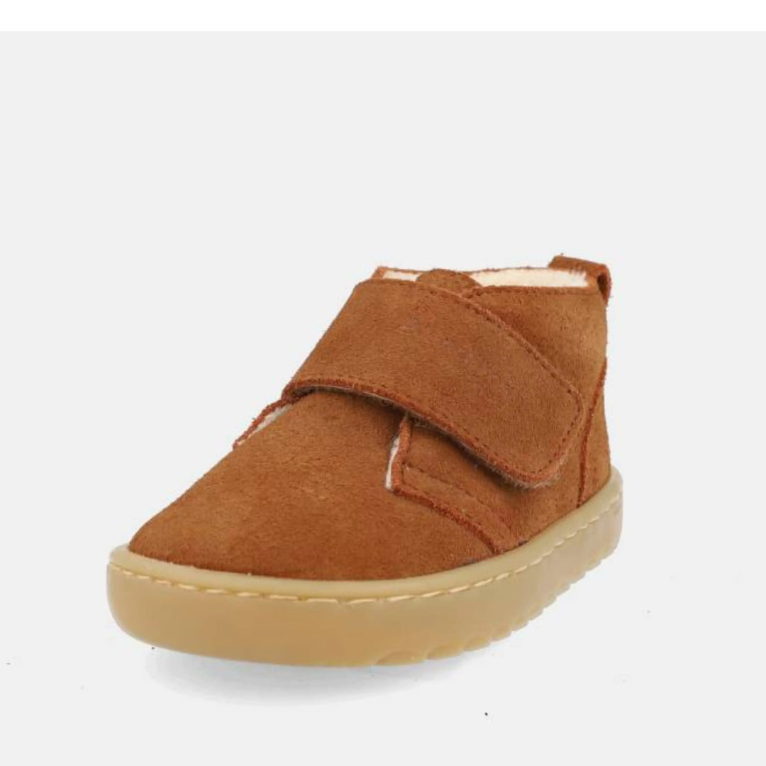 bottines fourrés barefoot ottawa camel blanditos