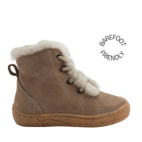 FRODDO Bottillons Fourrés Minni Suede Laces Beige ma petite pointure 