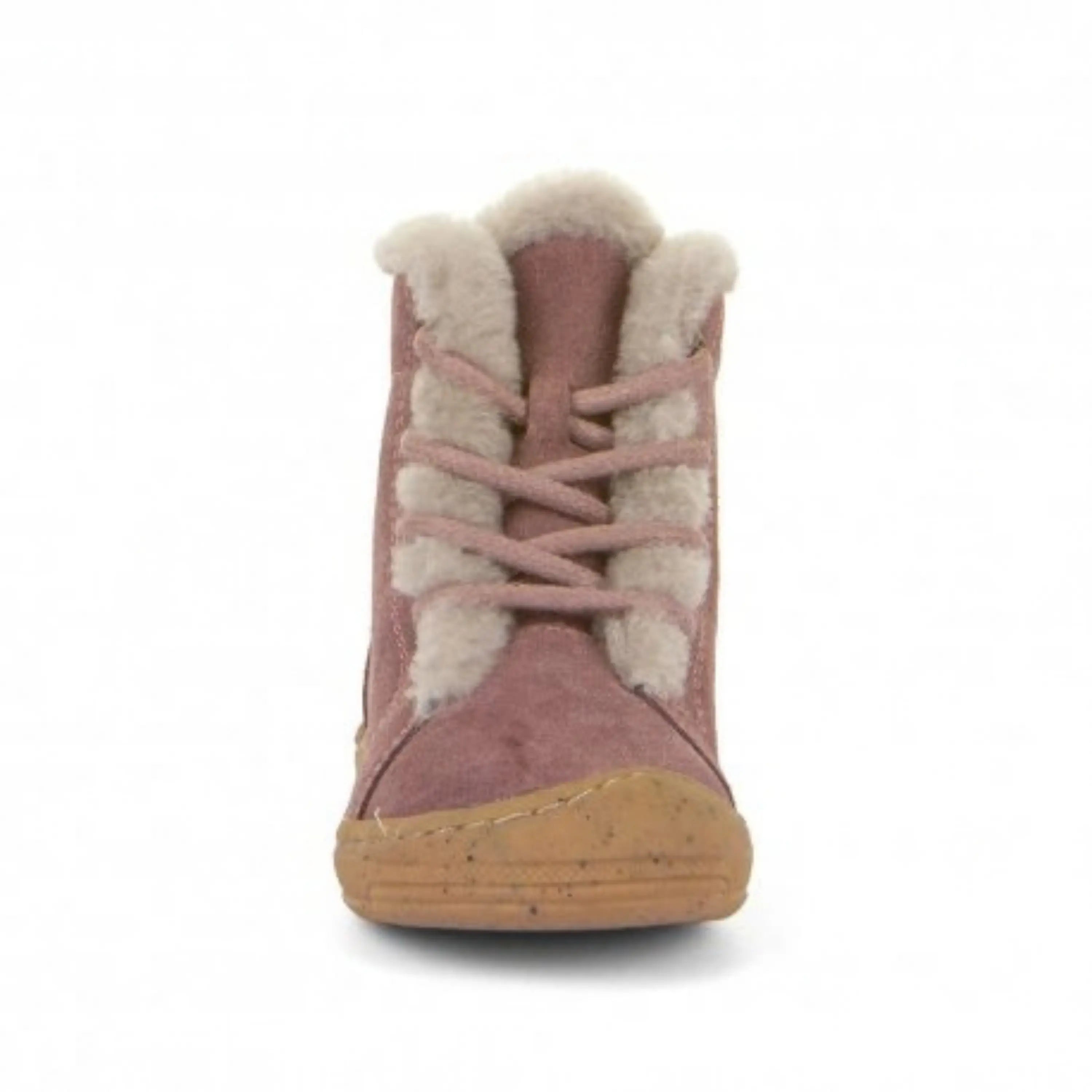 FRODDO Bottillons Fourrés Minni Suede Laces Dark Pink ma petite pointure 