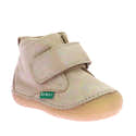 Bottines Kickers Playflex Hi - Pour Bébé Mixte, Cuir Souple, Semelle Flexible, Fermeture Lacets + Zip - 12