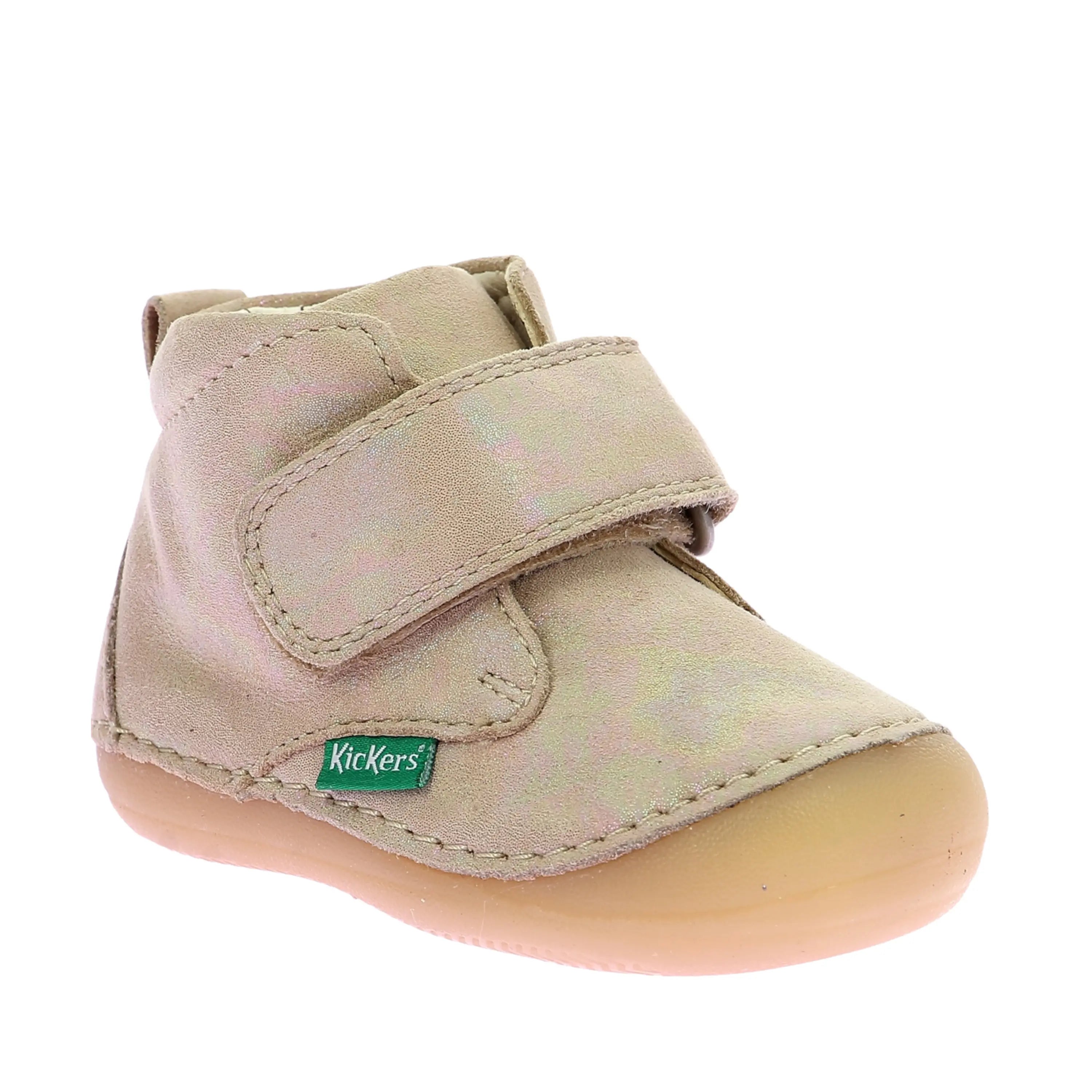 Kickers Bonkro-2 – Chaussures Oxford Plates Bébé Fille – Cuir Souple Et Doublure Cuir – Style Classique Et Confortable