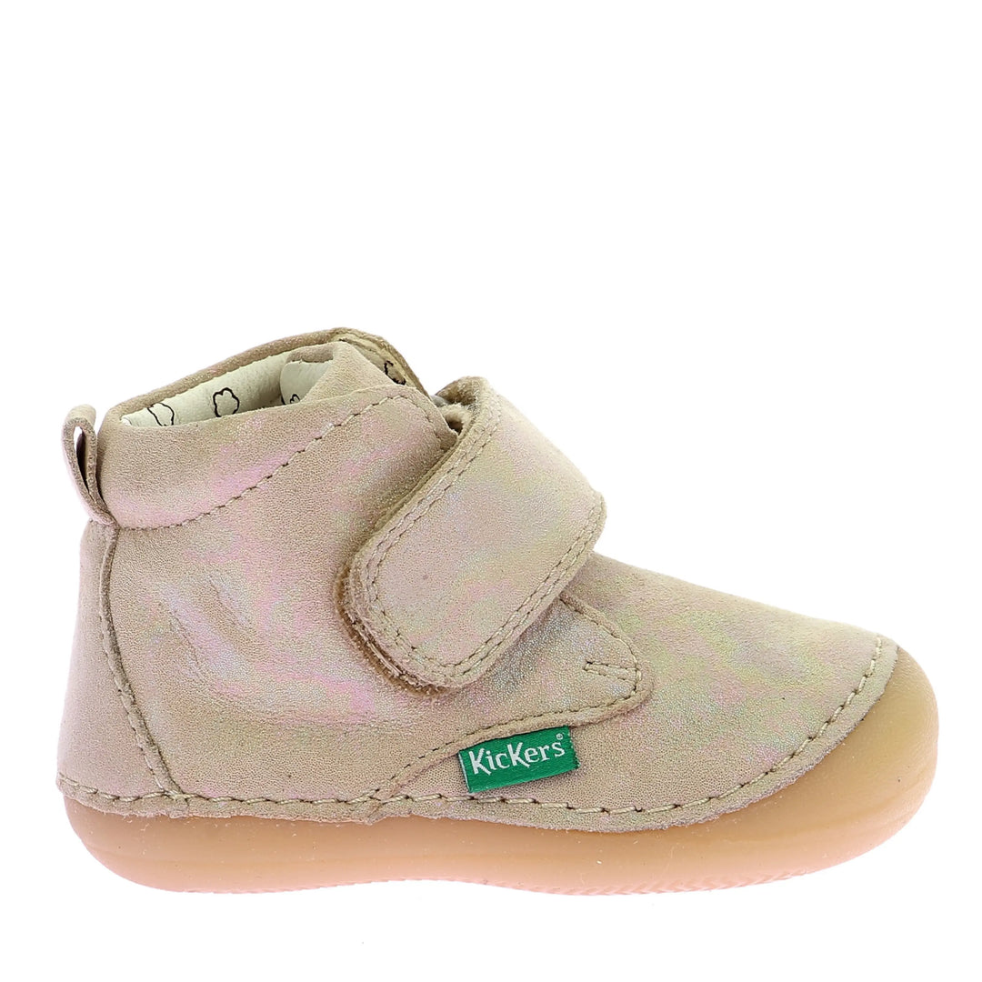 KICKERS Bottillons Sabio Rose irisé ma petite pointure 