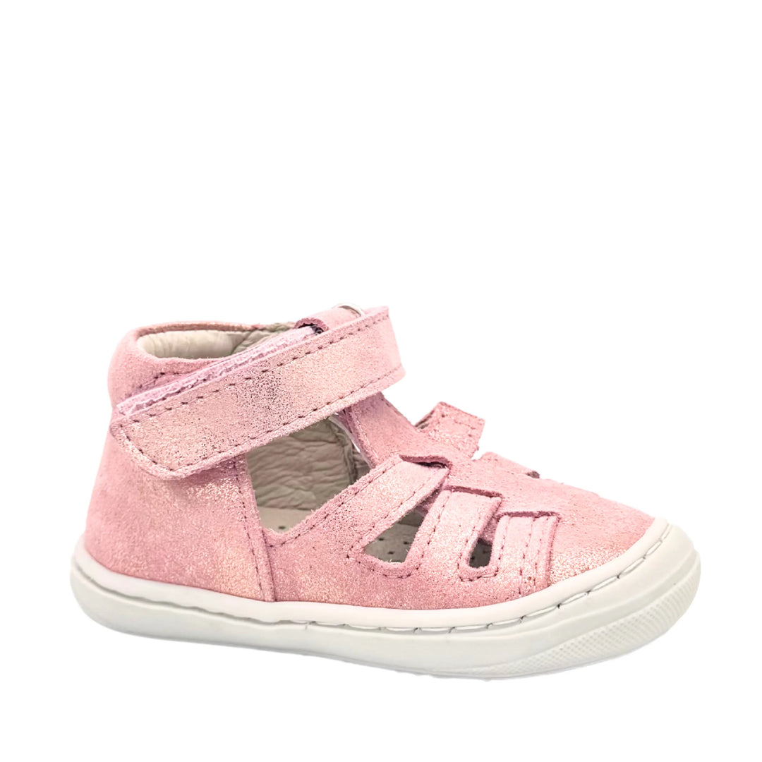 BELLAMY Bottillons semi-ouverts Lopy Rose irisé ma petite pointure 