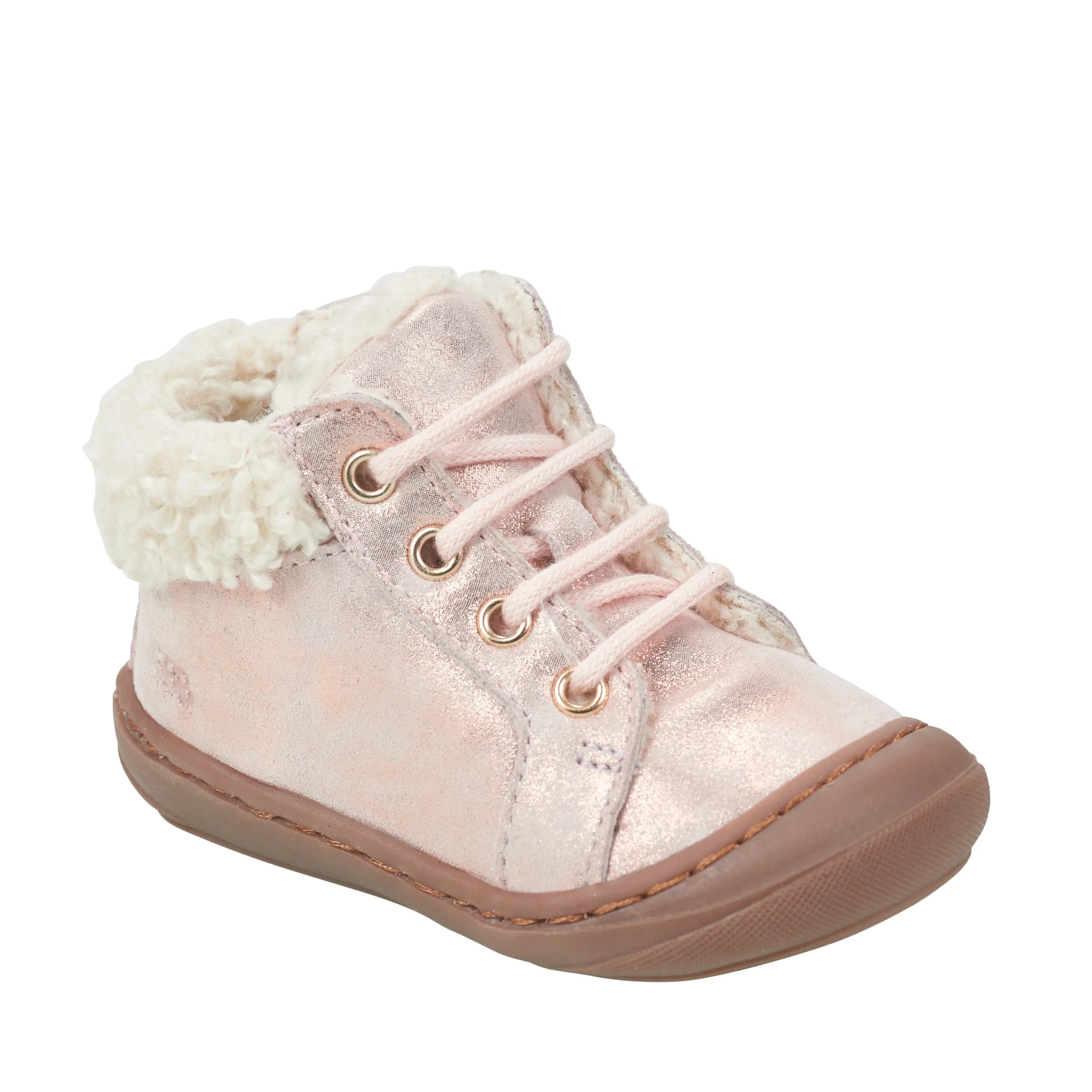 GBB Bottines Aboco Fourrées Rose Or ma petite pointure 