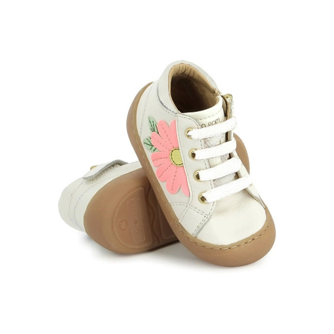 SHOO POM Bottines Barefoot Plum Flo White Platine ma petite pointure 