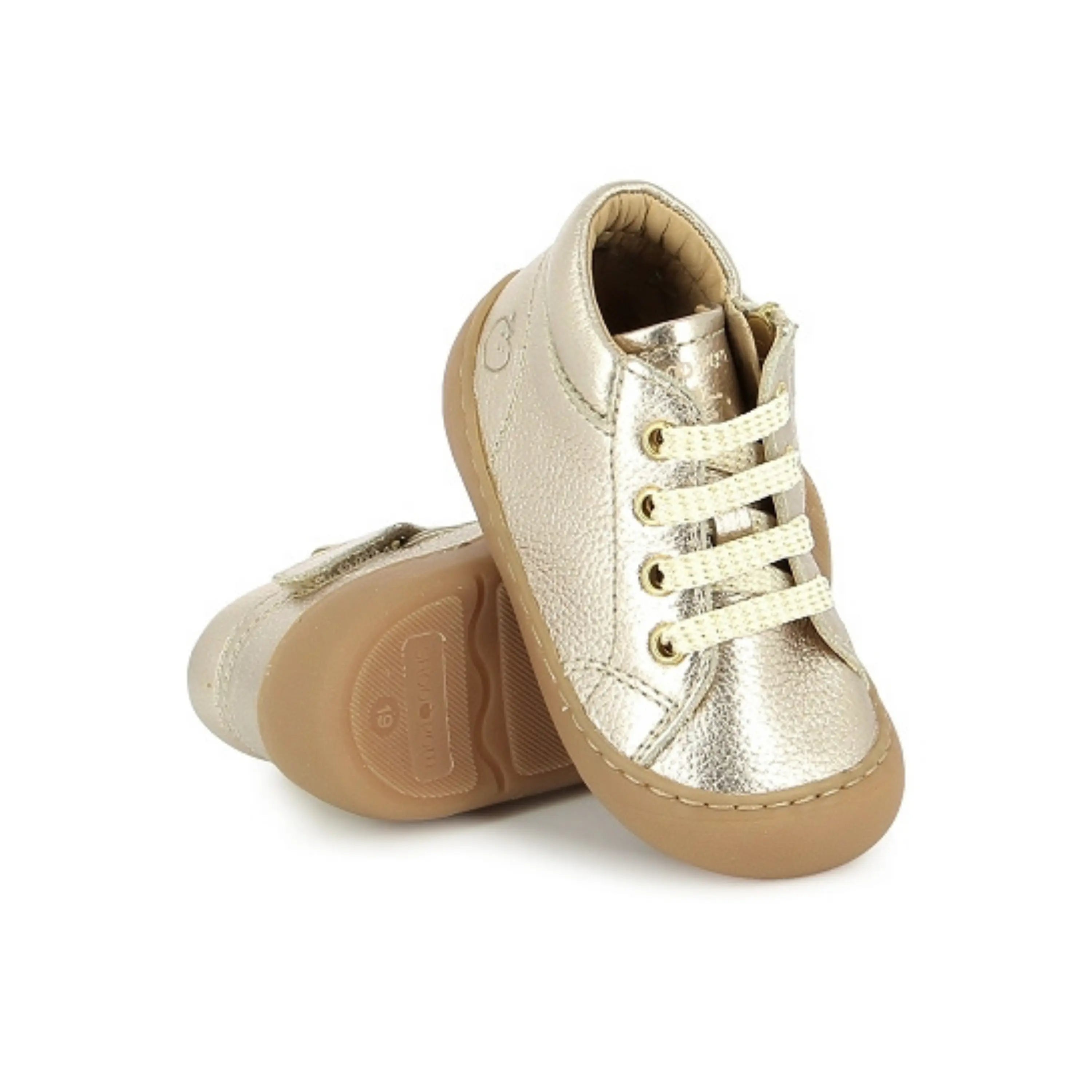 SHOO POM Bottines Barefoot Plum Lace Light Bronze ma petite pointure 