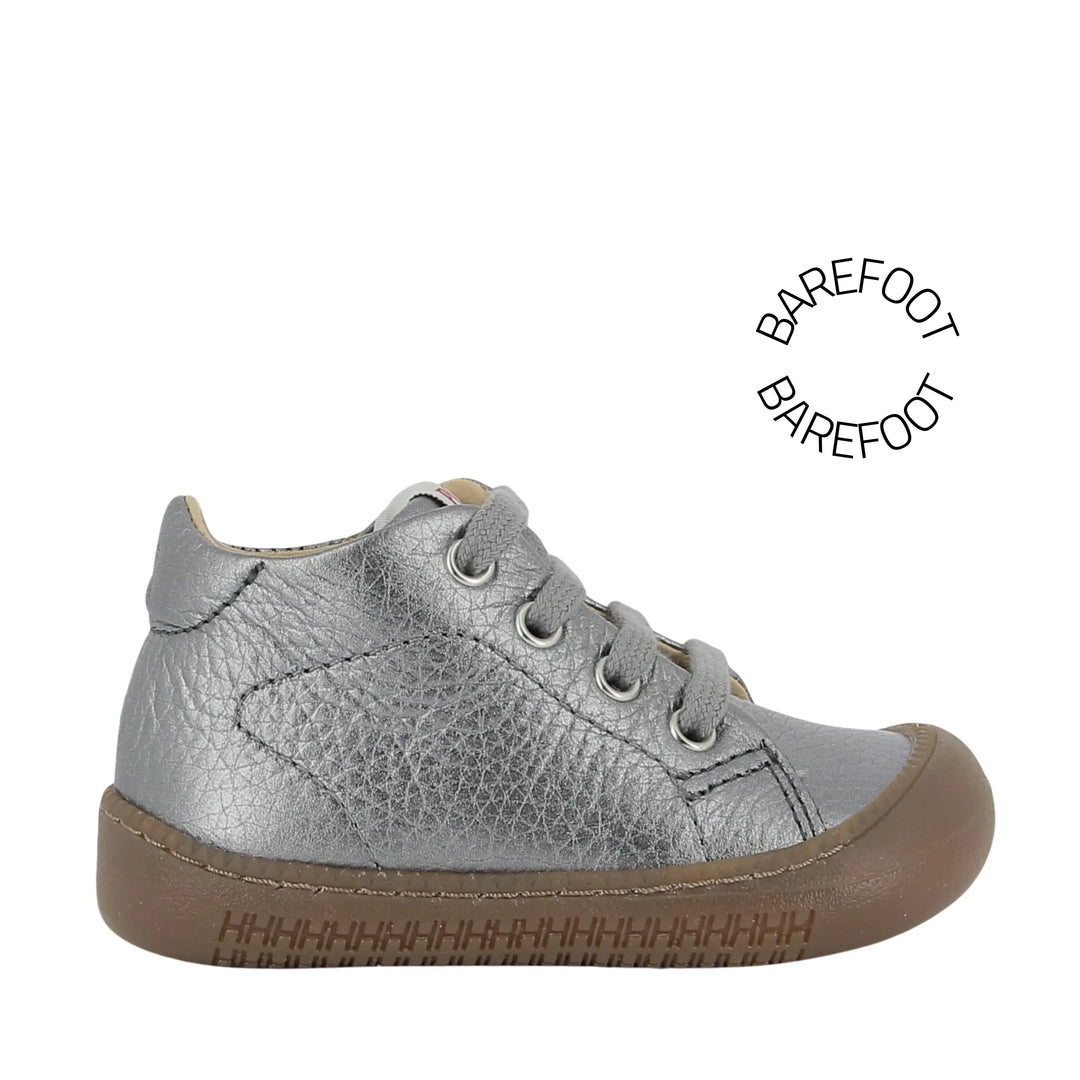 POM D'API Bottines Barefoot Yaka Walk Laminato Graine Nocciola ma petite pointure 