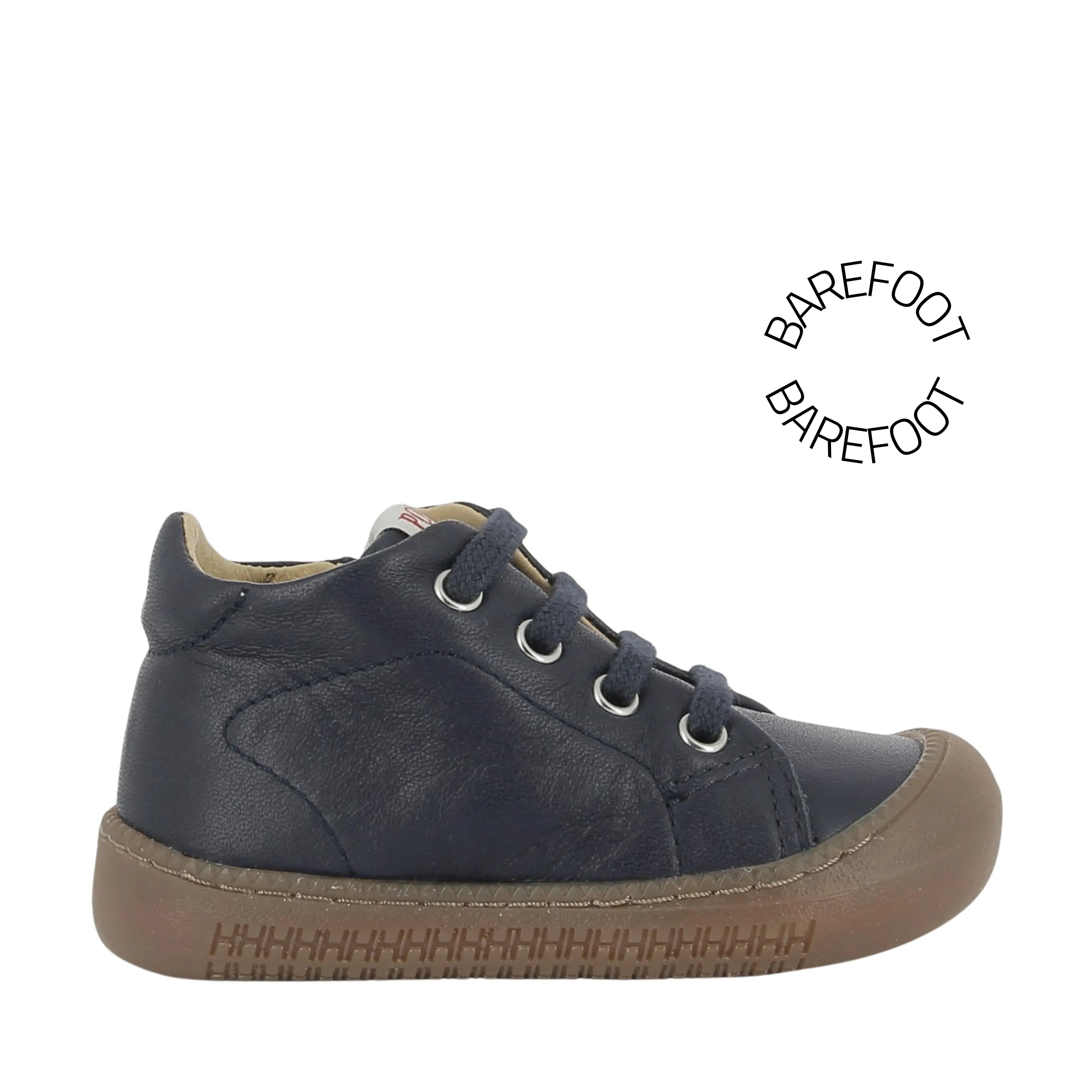 POM D'API Bottines Barefoot Yaka Walk Nappa Marine ma petite pointure 