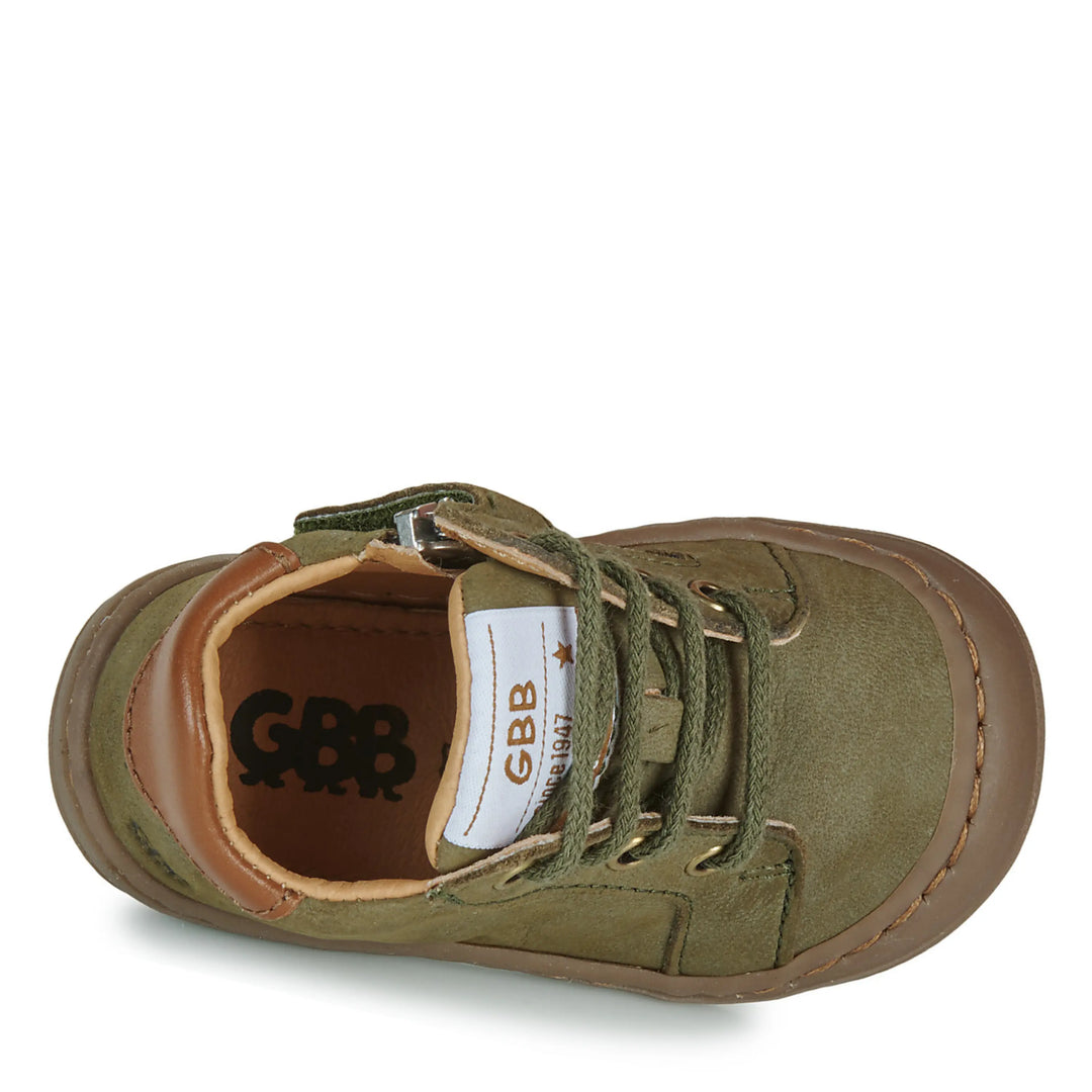 GBB Bottines Laninou Kaki ma petite pointure 